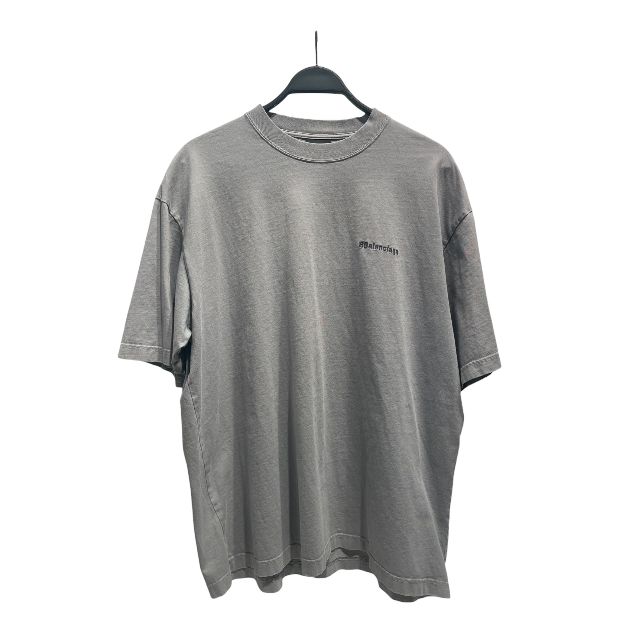 BALENCIAGA/T-Shirt/XL/Cotton/SLV/BB Silver Tee view 1