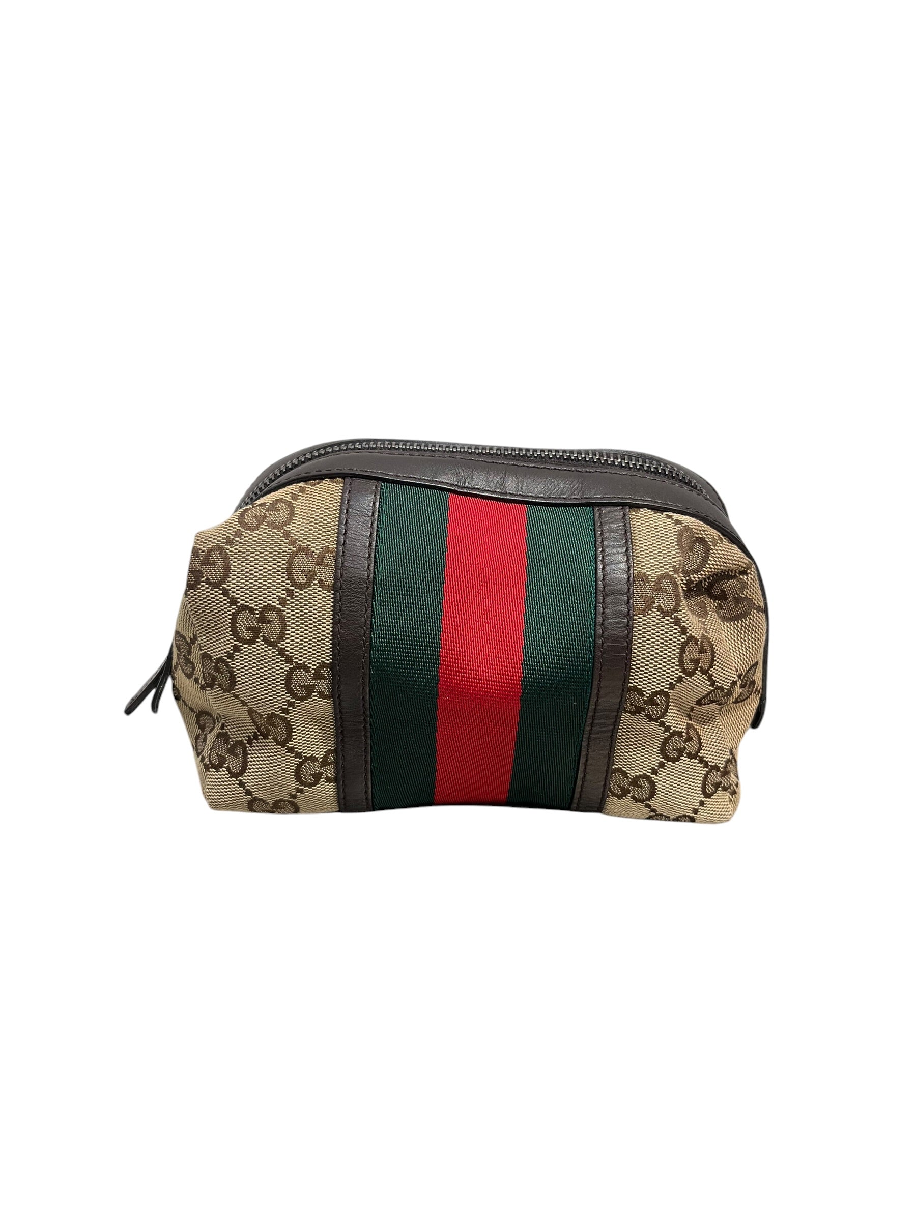 GUCCI/Pouch/Monogram/BRW/BROWN GG CANVAS POUCH view 2