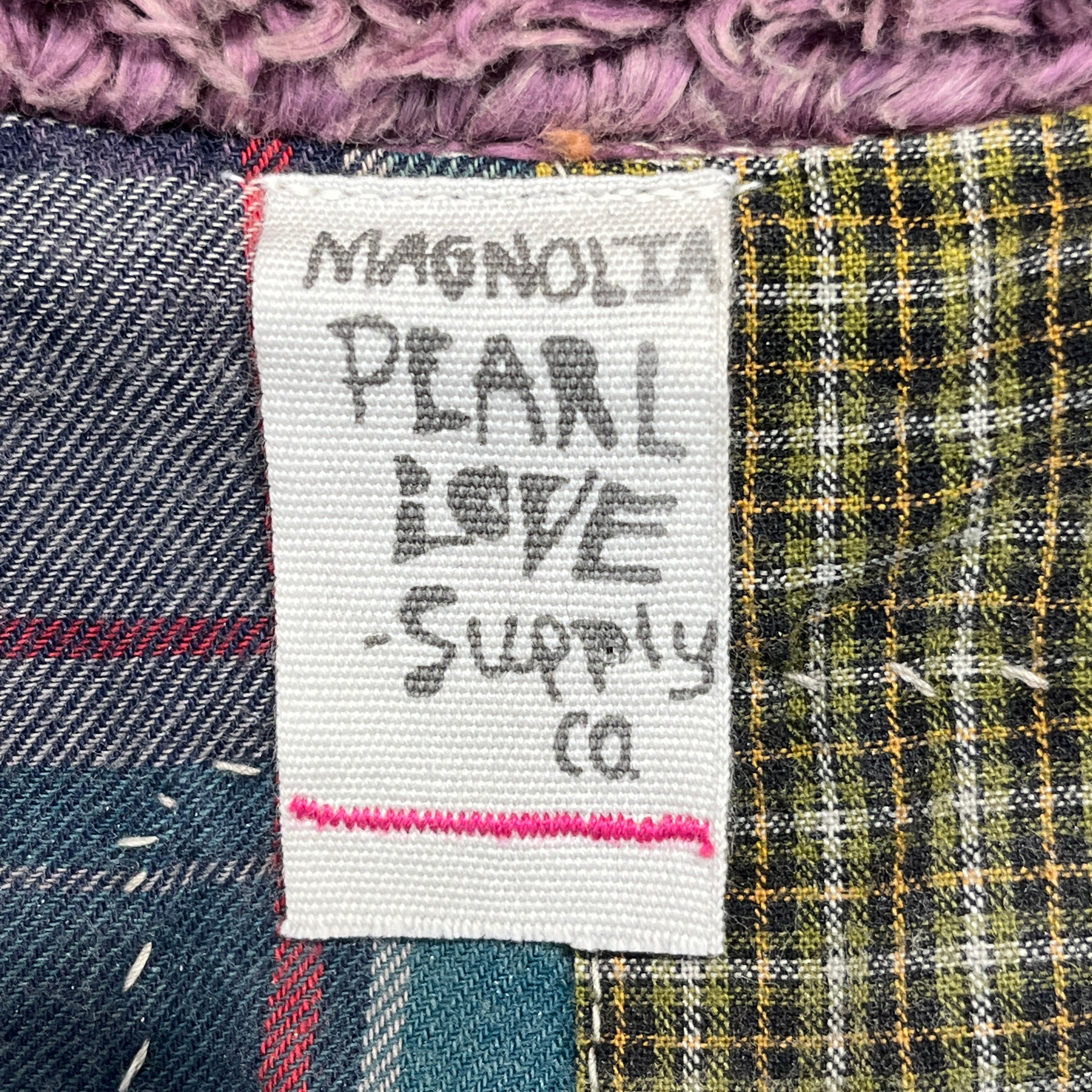 Magnolia Pearl/Flannel Shirt/All Over Print/Cotton/GRN/Patch Work Flannel view 3