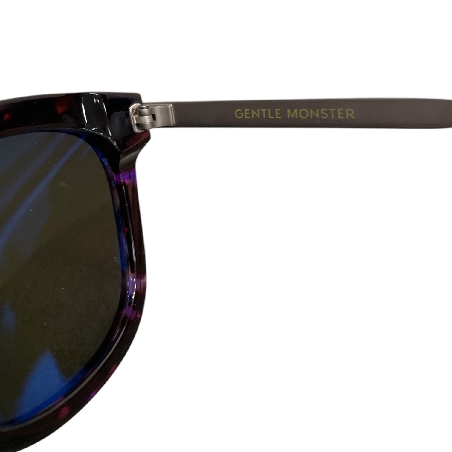 GENTLE MONSTER/Sunglasses/Celluloid/PPL/L's/Purple Dreamer Hoff Glasses view 3