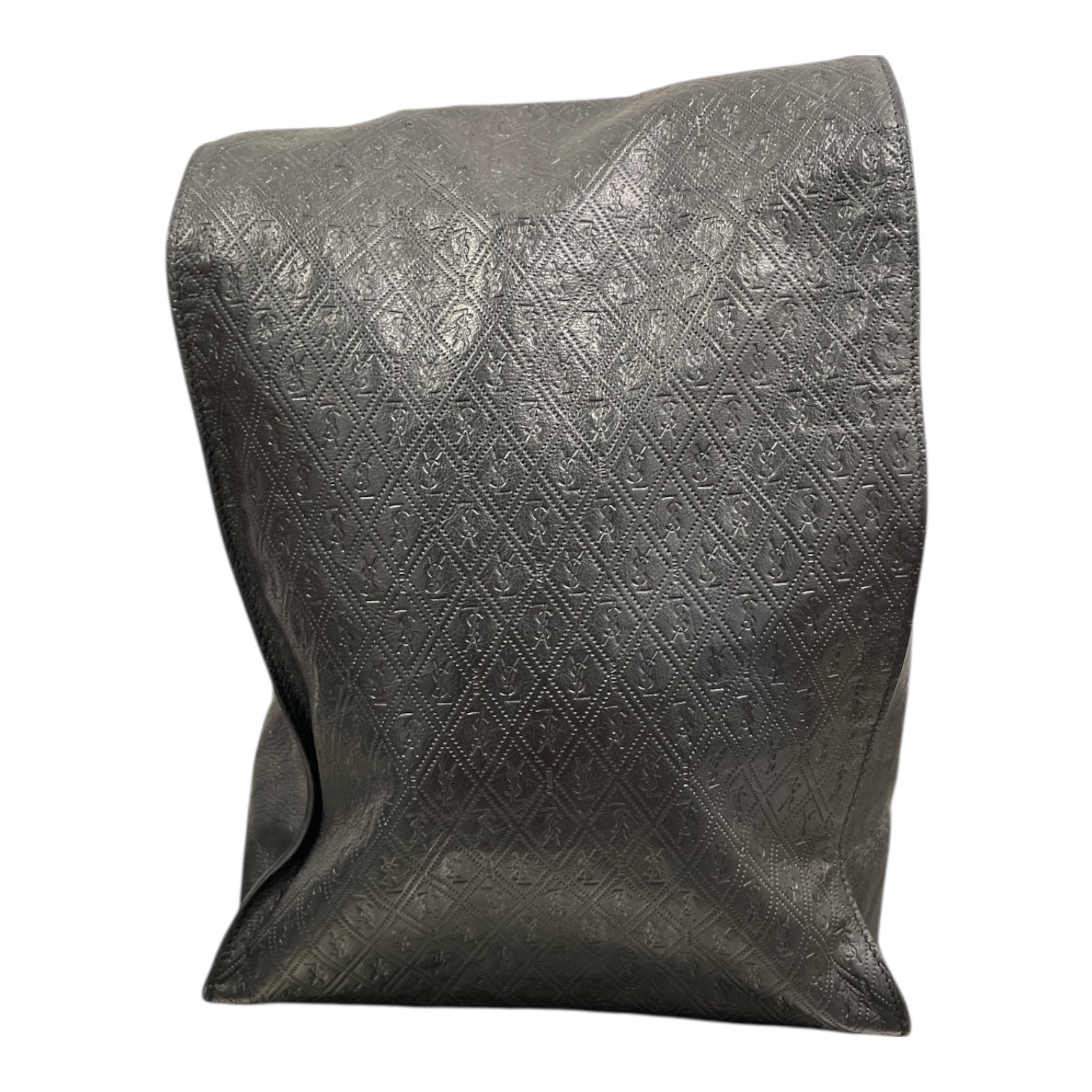 YVES SAINT LAURENT/Bag/Leather/BLK/YSL LUNCH BG FOLD view 2