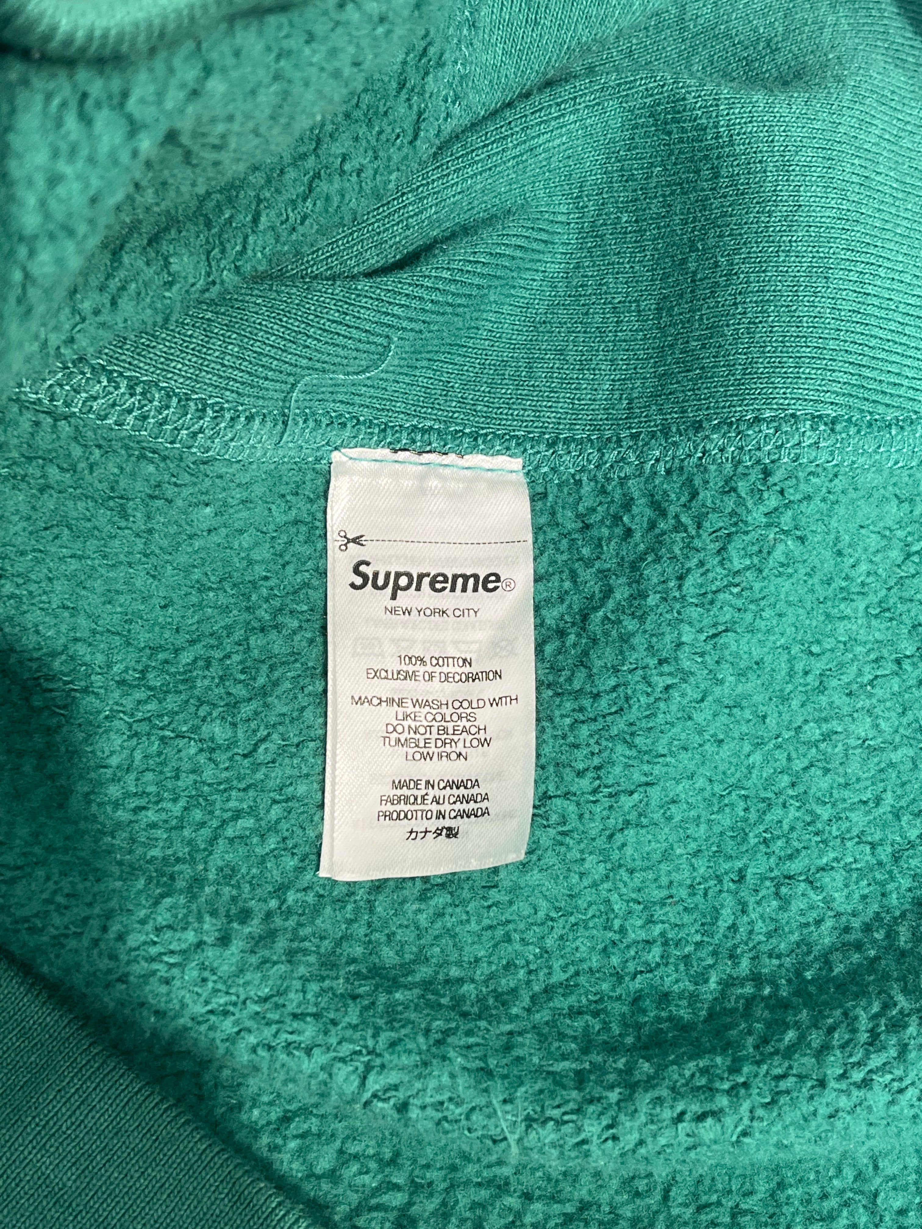 Supreme/Hoodie/M/Cotton/GRN/ view 4
