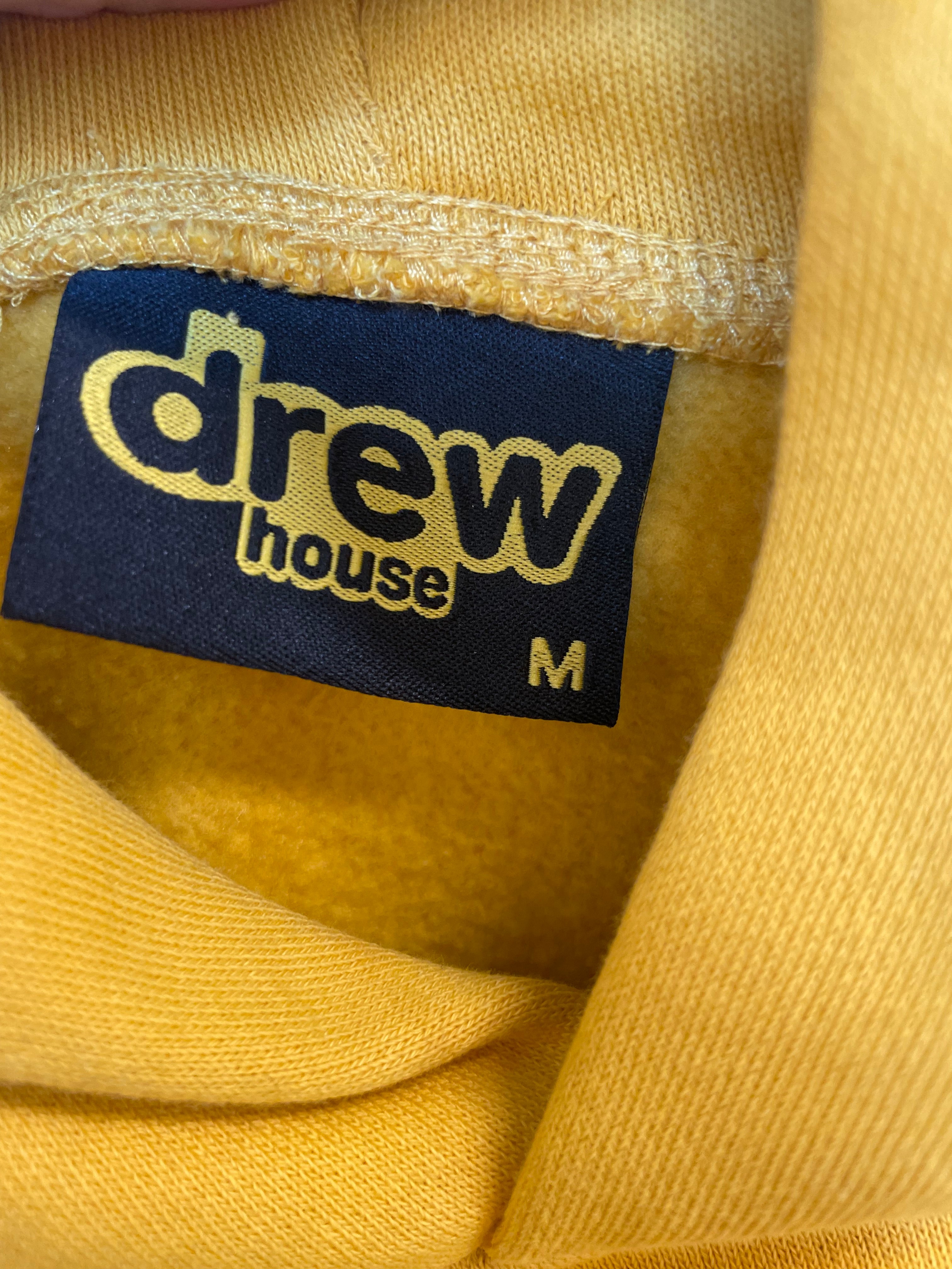 drew house/Hoodie/M/Cotton/YEL/ view 3