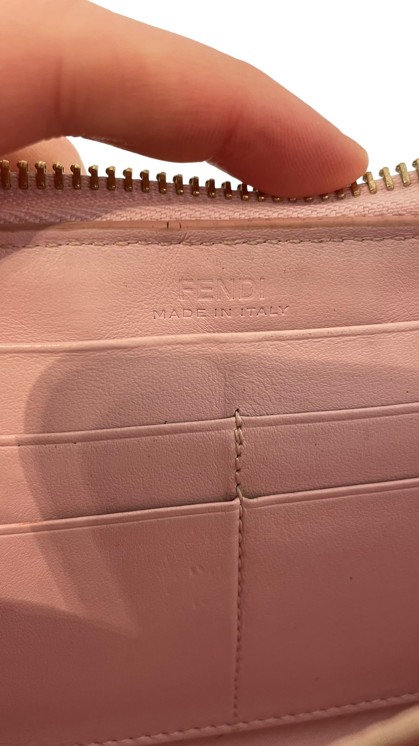 FENDI/Long Wallet/Leather/PNK/F is Fendi view 5