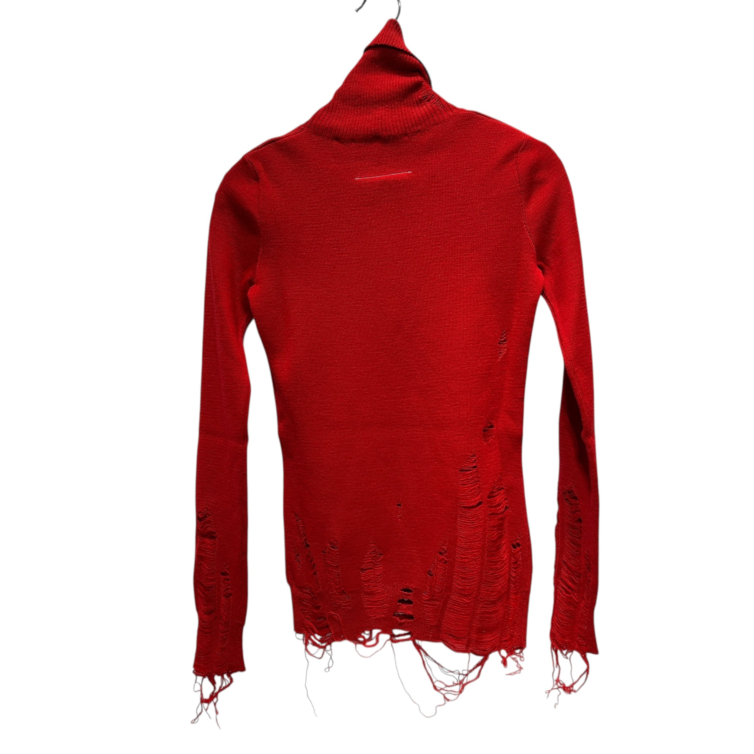 MM6/Sweater/S/Acrylic/RED/Turtle Neck/ view 2