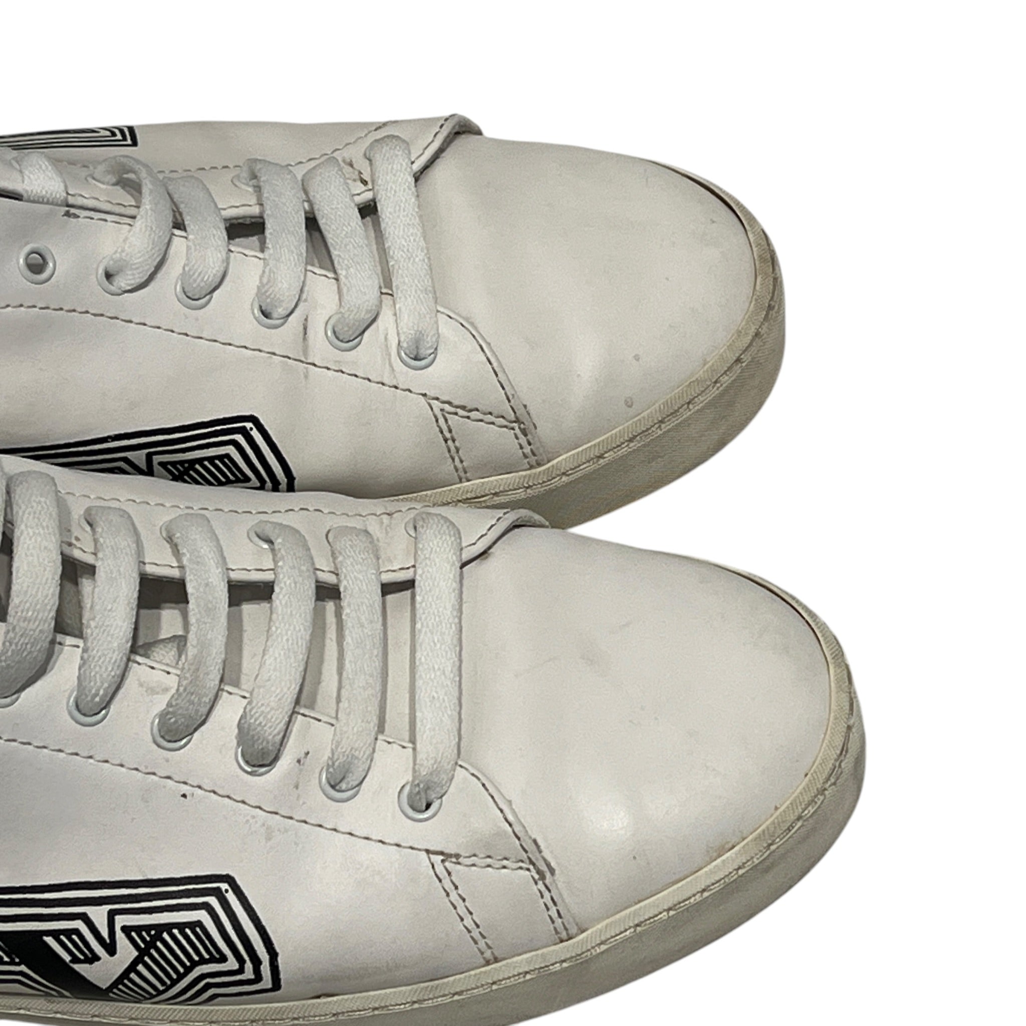 BURBERRY LONDON/Low-Sneakers/EU 42/WHT/ALBERT DOODLE WHITE SNEAKER view 4