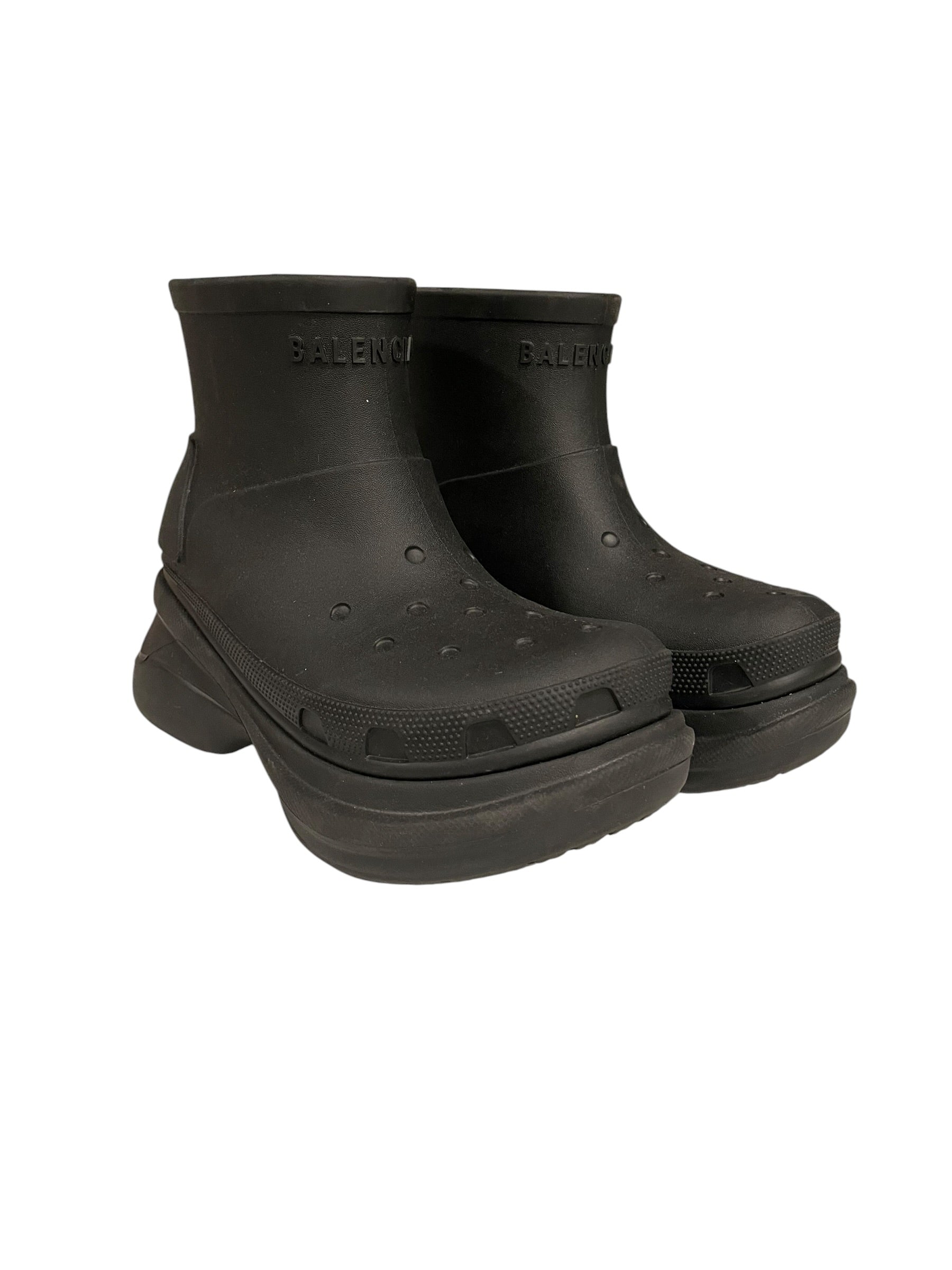 BALENCIAGA/crocs/Rain Boots/EU 38/BLK/ view 1