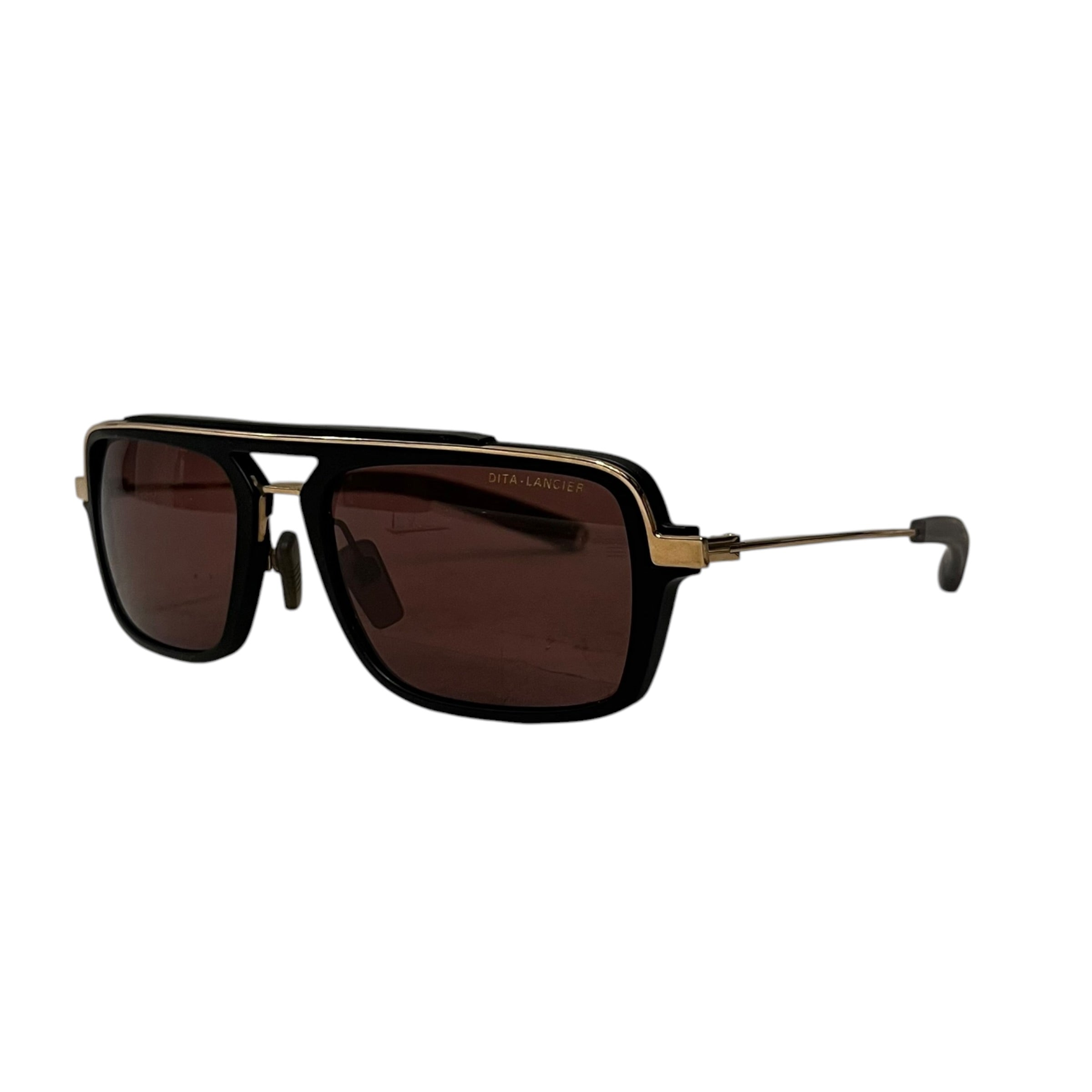 DITA/Sunglasses/Celluloid/BLK/dita lancier orange tint view 2