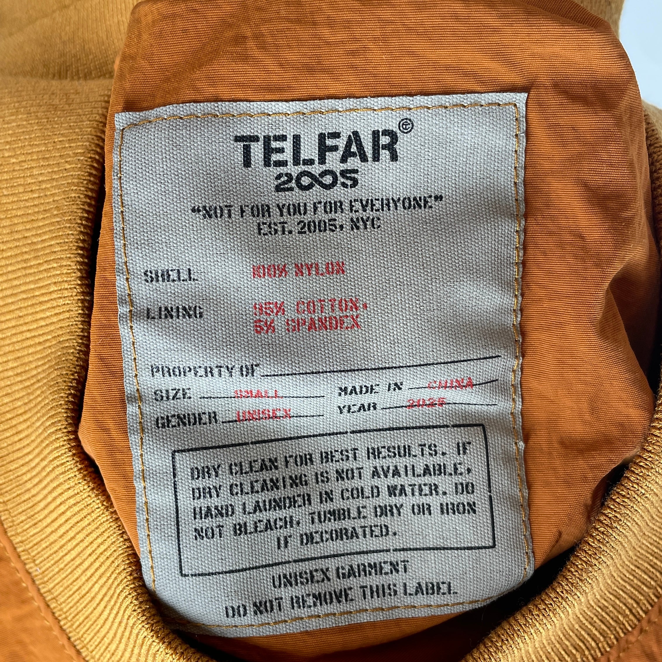 Telfar/Pants/S/Cotton/ORN/DRAWSTRINGS AT  END view 3