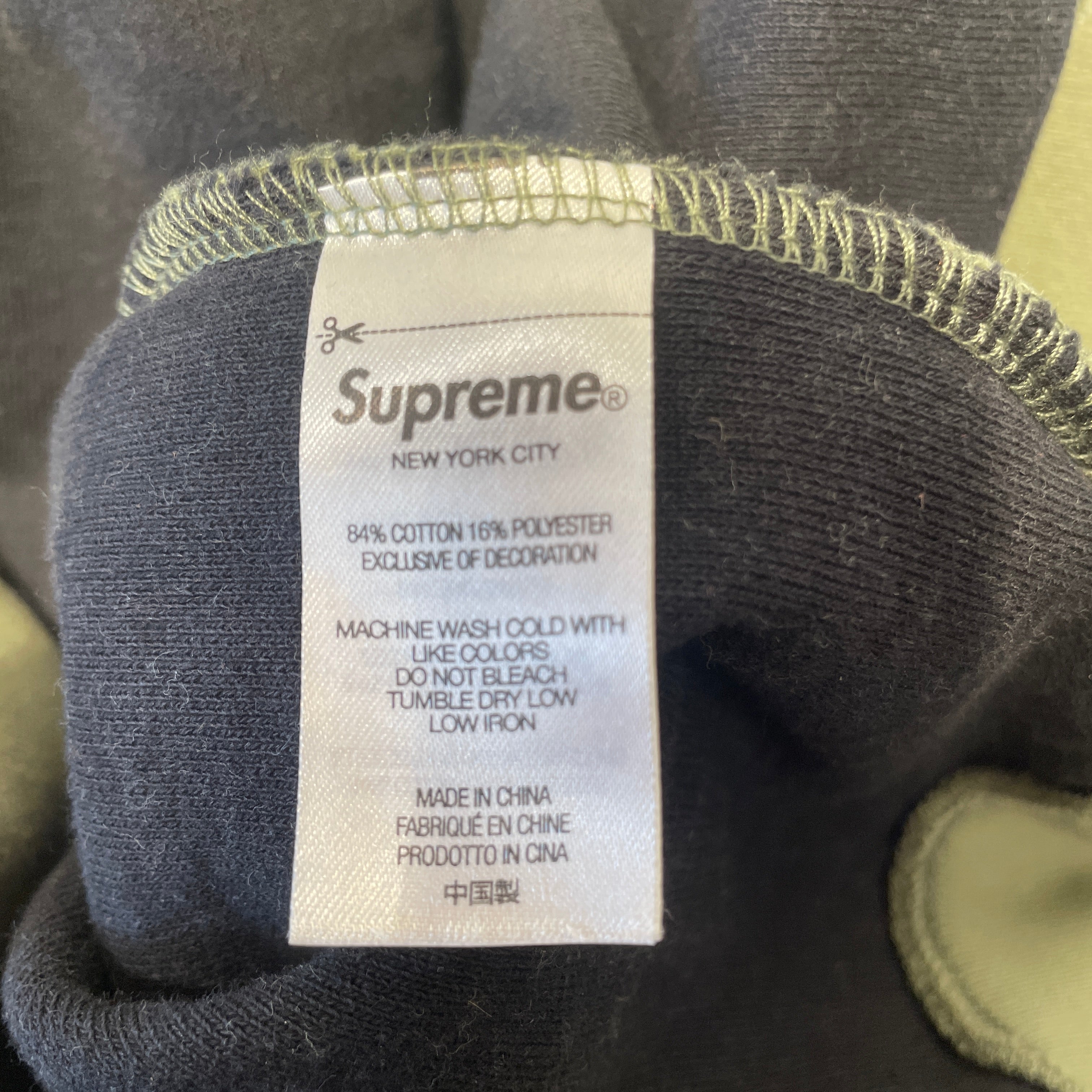 Supreme/Hoodie/L/Cotton/GRN/INSIDE OUT BOX LOGO view 5