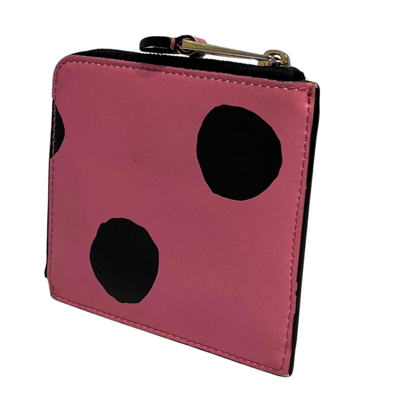 MOSCHINO/Wallet/Polka dot/Leather/PNK/Yellow Moschino Text view 2
