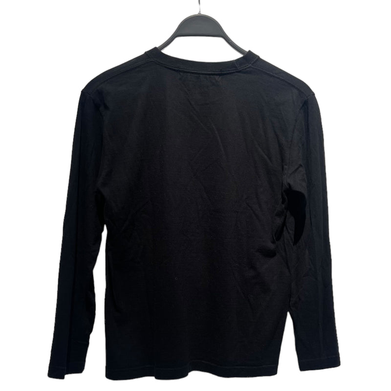 Ground Y/LS T-Shirt/1/Black/Cotton/GK-T58-077/GK-T58-077