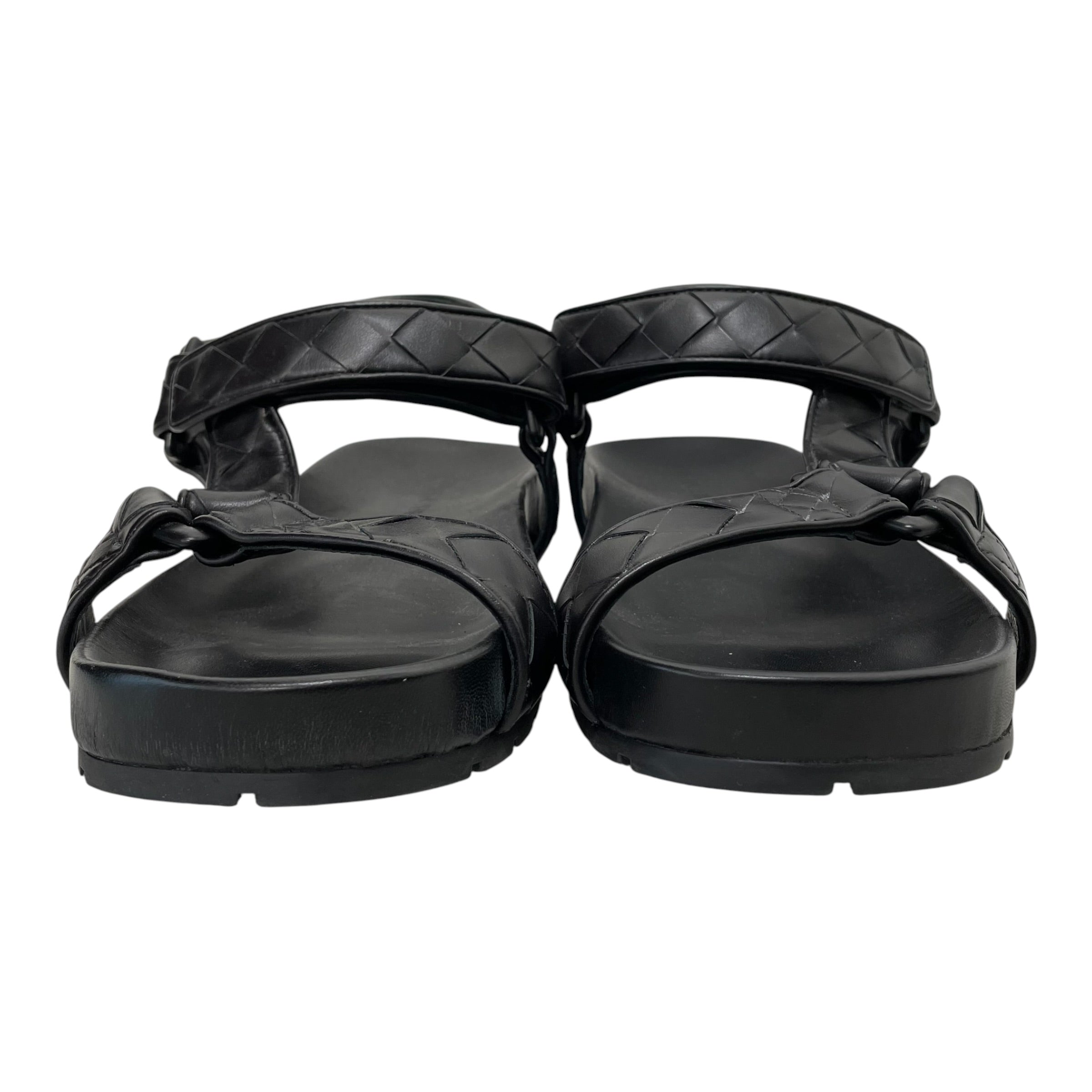 BOTTEGA VENETA/Sandals/EU 39/Leather/BLK/ view 3