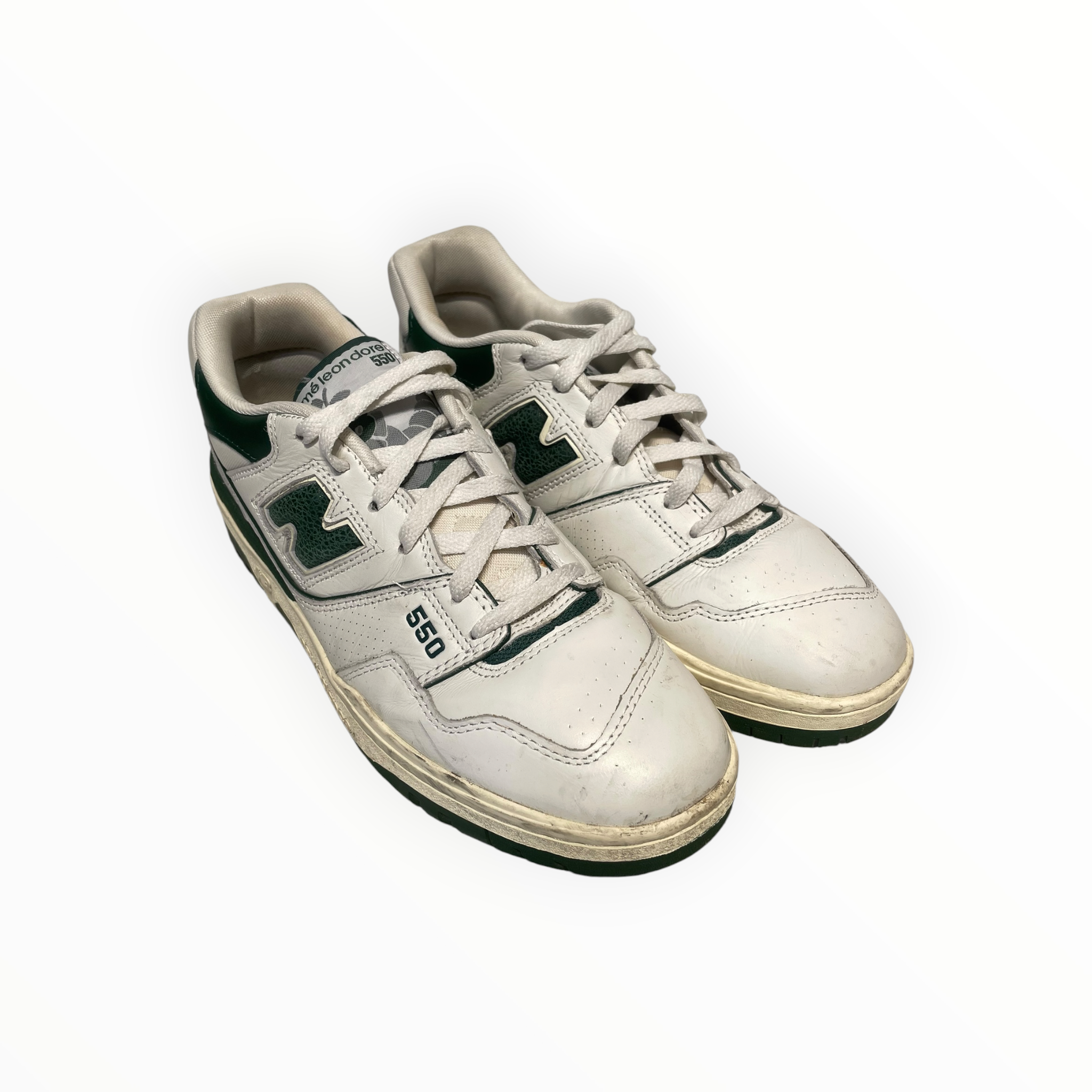 NEW BALANCE/AIME LEON DORE/BB550/Low-Sneakers/US 9/Leather/WHT/BB550ALD view 1