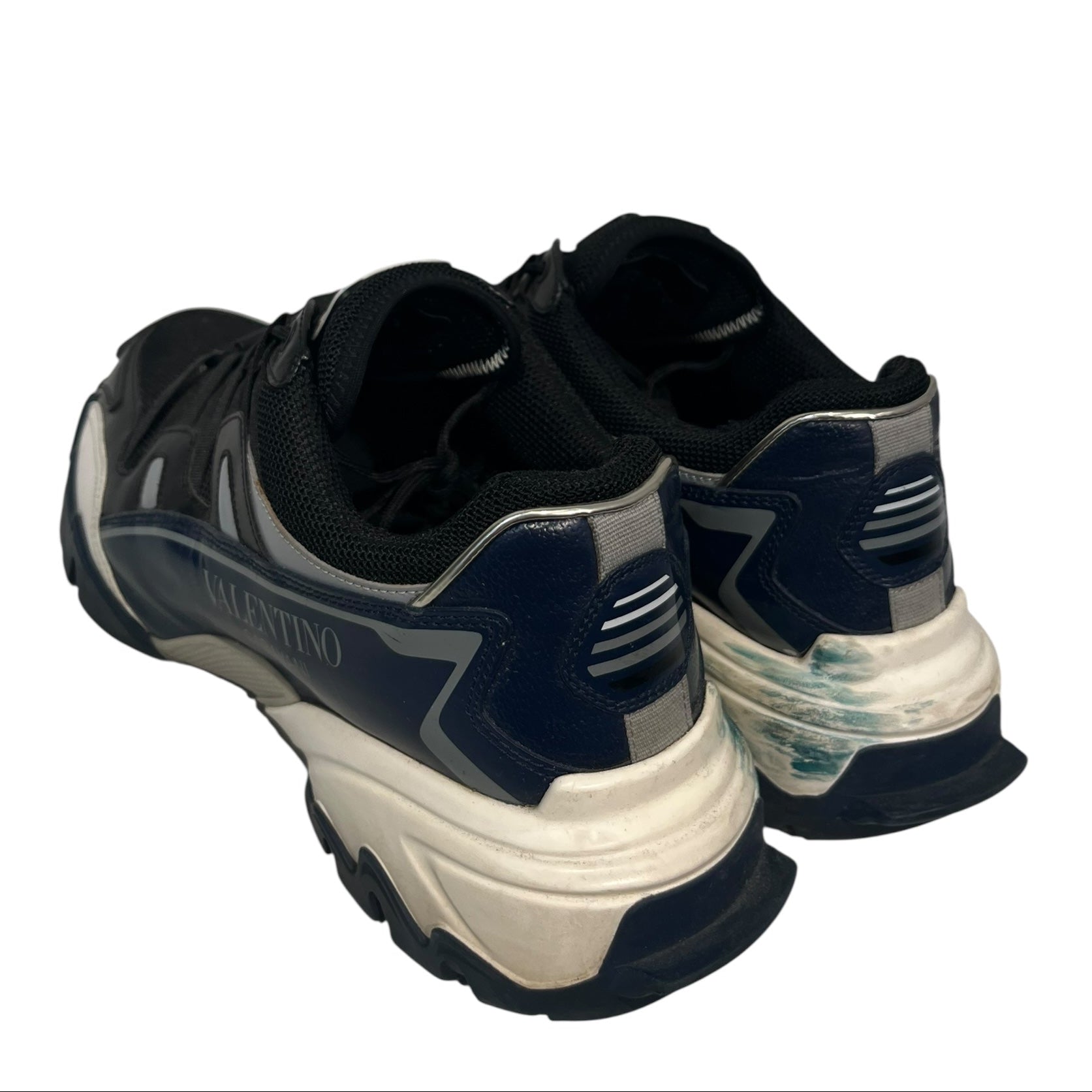 VALENTINO/Low-Sneakers/US 10/Leather/BLU/TUC20Y2 view 2