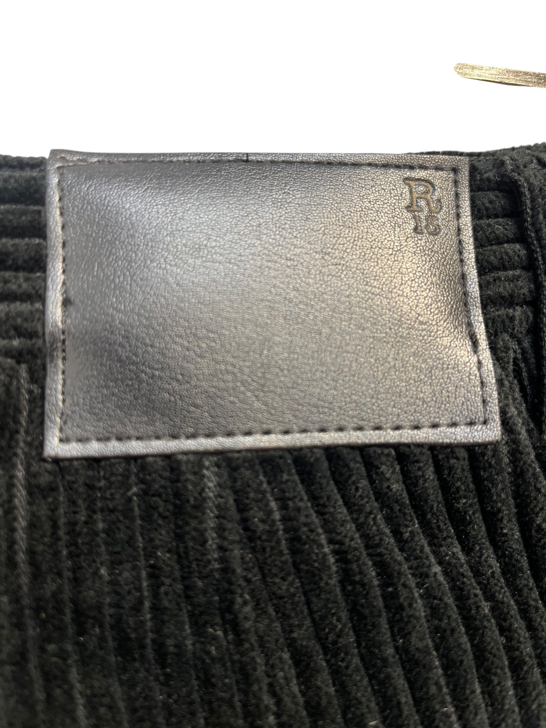 R13/Bottoms/26/Cotton/BLK/EMBROIDERED LOGO CORDUROY view 3