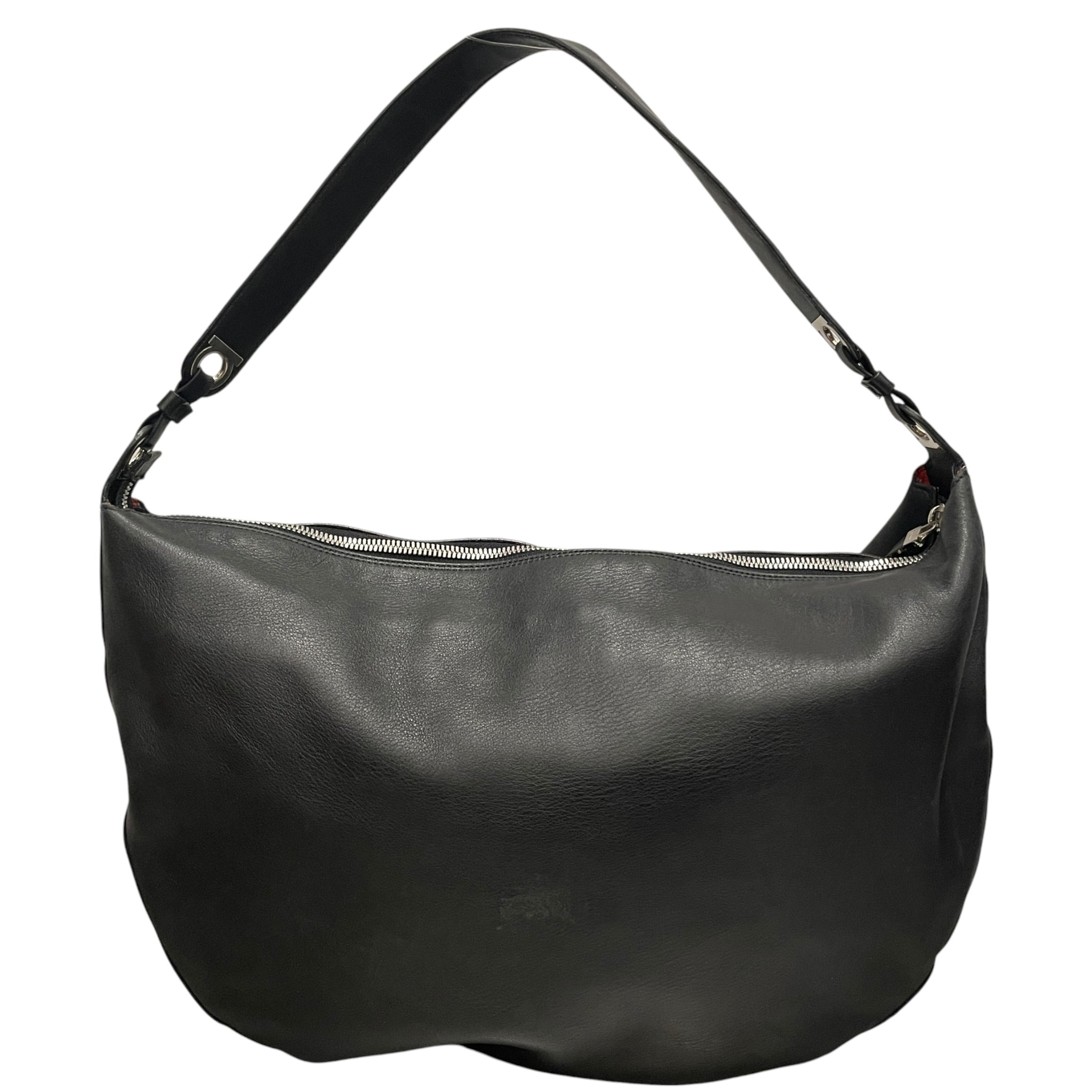 Salvatore Ferragamo/Bag/Leather/BLK/CRESCENT SHOULDER BAG view 2