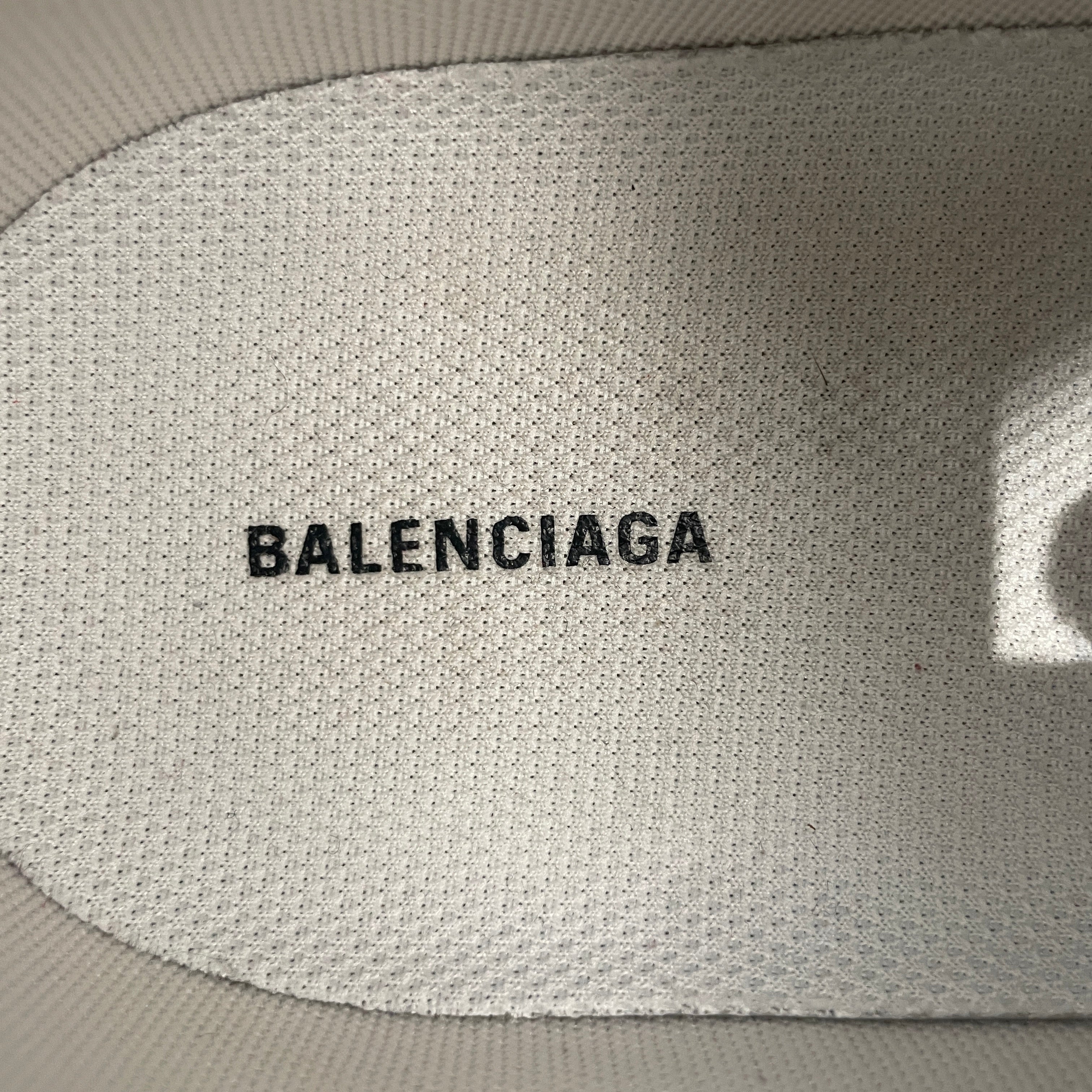 BALENCIAGA/Hi-Sneakers/EU 46/Acrylic/WHT/ view 3