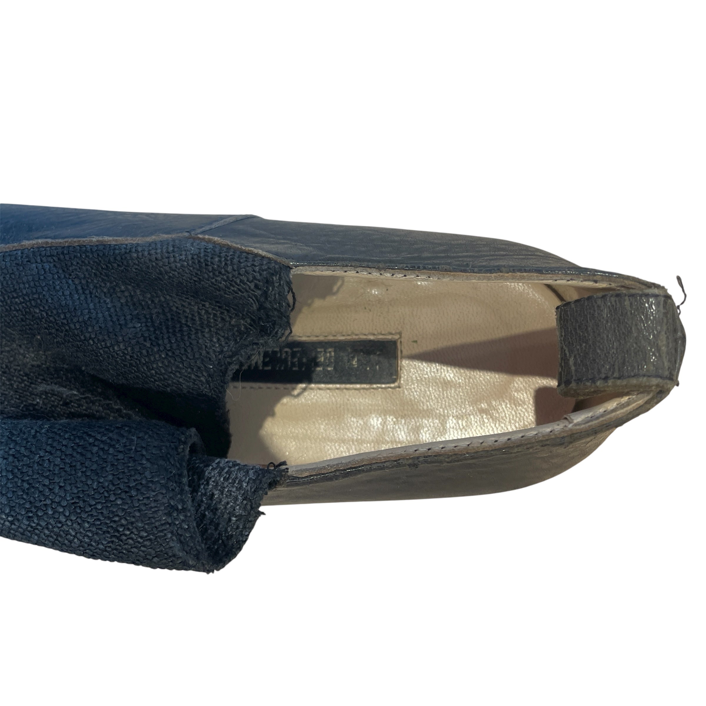 ANN DEMEULEMEESTER/Loafers/EU 38/Leather/BLK/ view 4