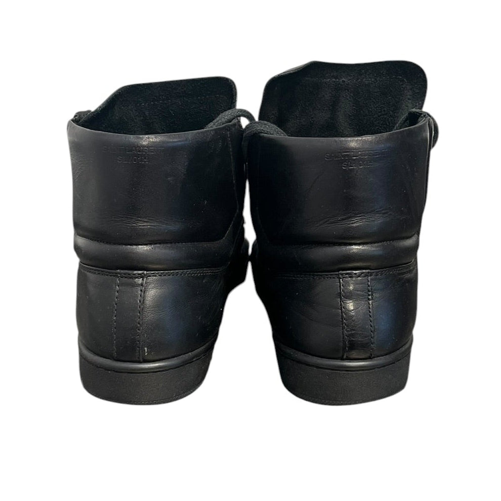 SAINT LAURENT/Hi-Sneakers/EU 38/Leather/BLK/SL/01H BLACK view 2