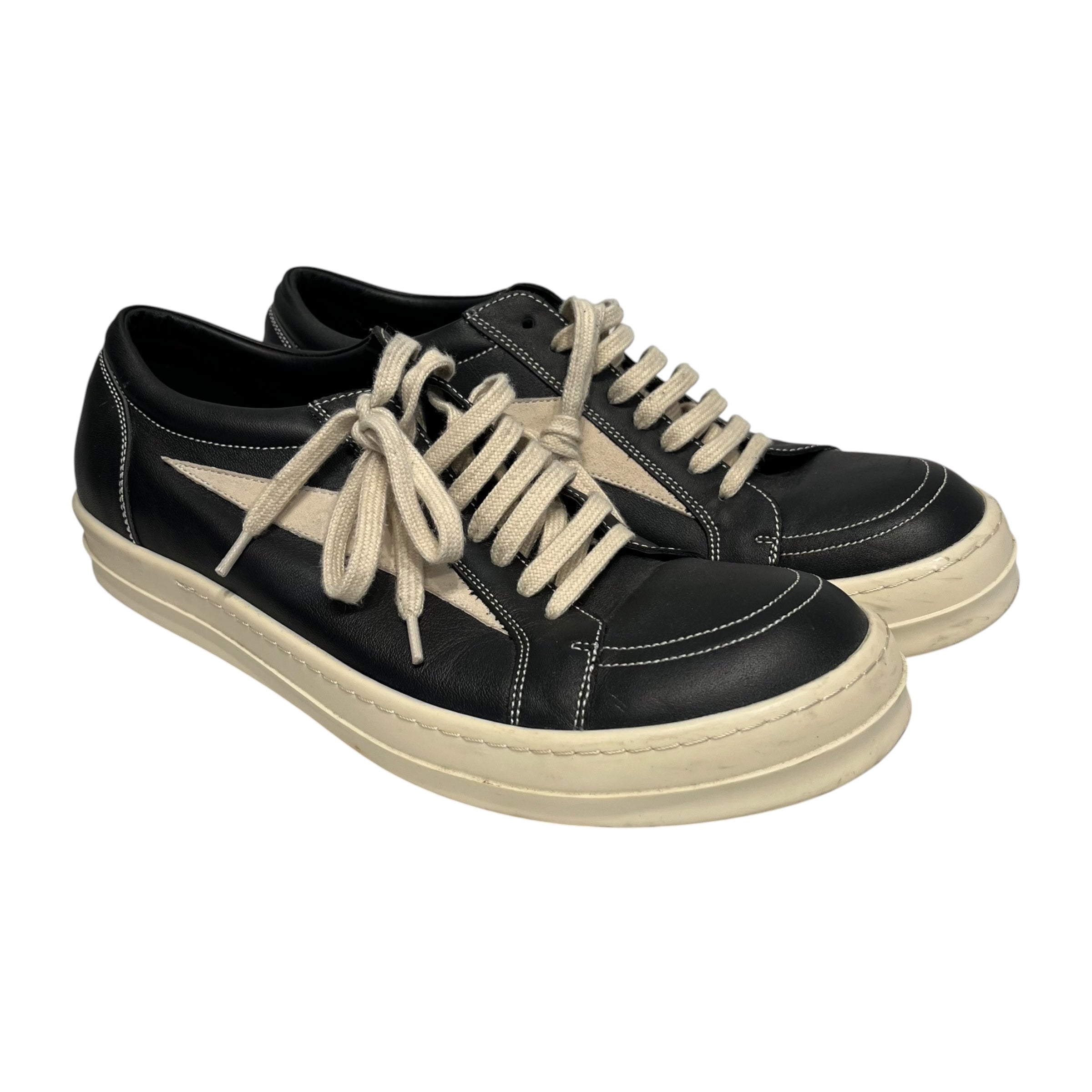 Rick Owens/Low-Sneakers/US 11/Leather/BLK/Vintage Sneaker view 1