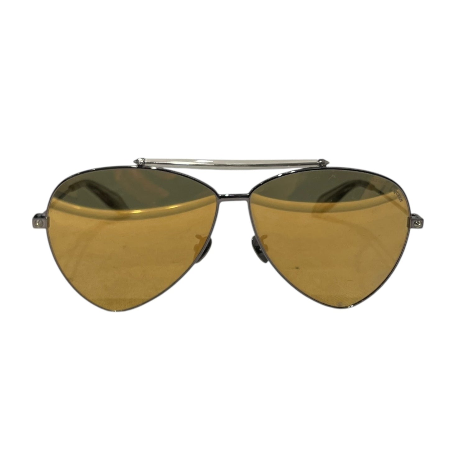 Alexander McQueen/Sunglasses/Plastic/YEL/Aviators view 1