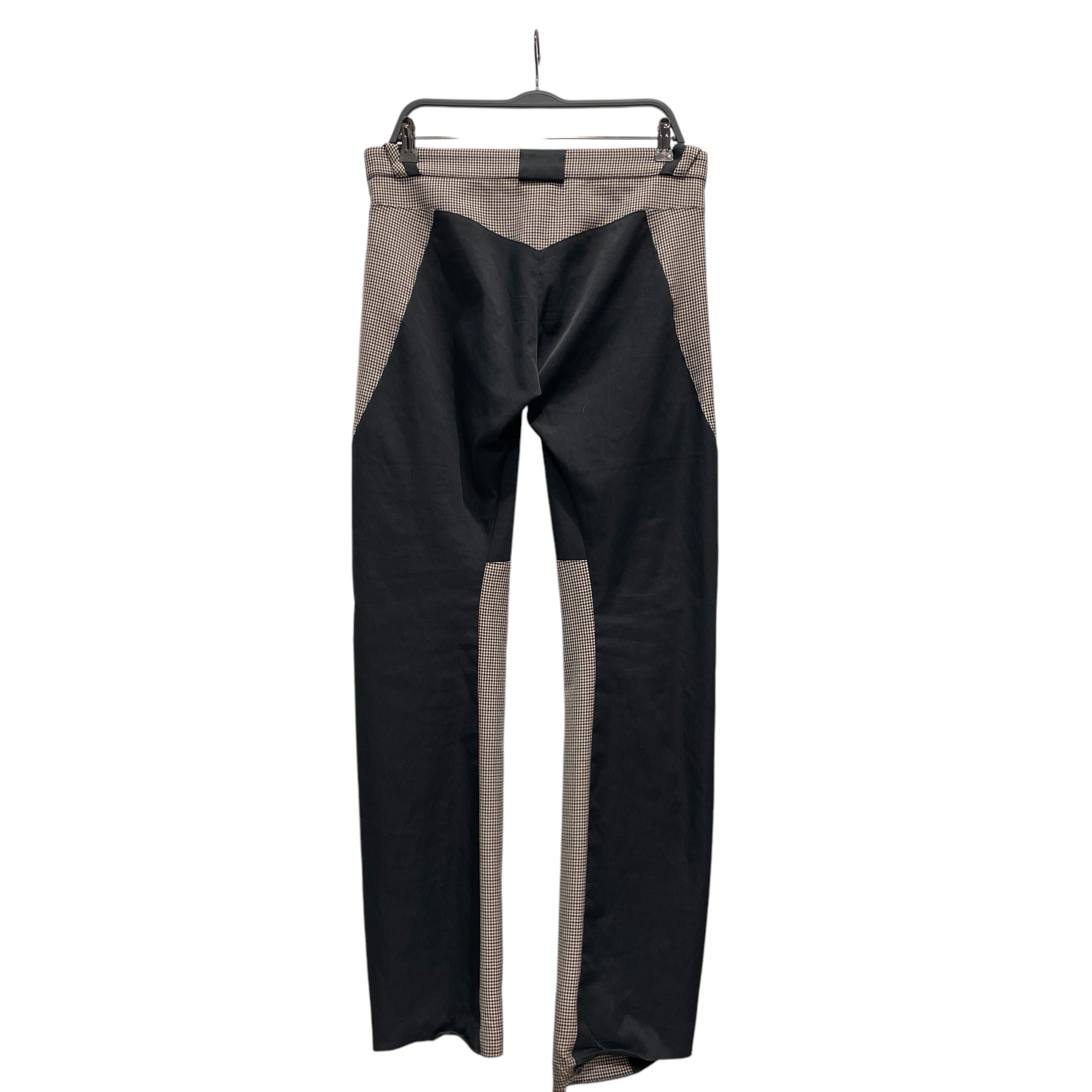 Kiko Kostadinov/Bottoms/40/Graphic/Cotton/BLK/Contrast Panel Trousers view 2