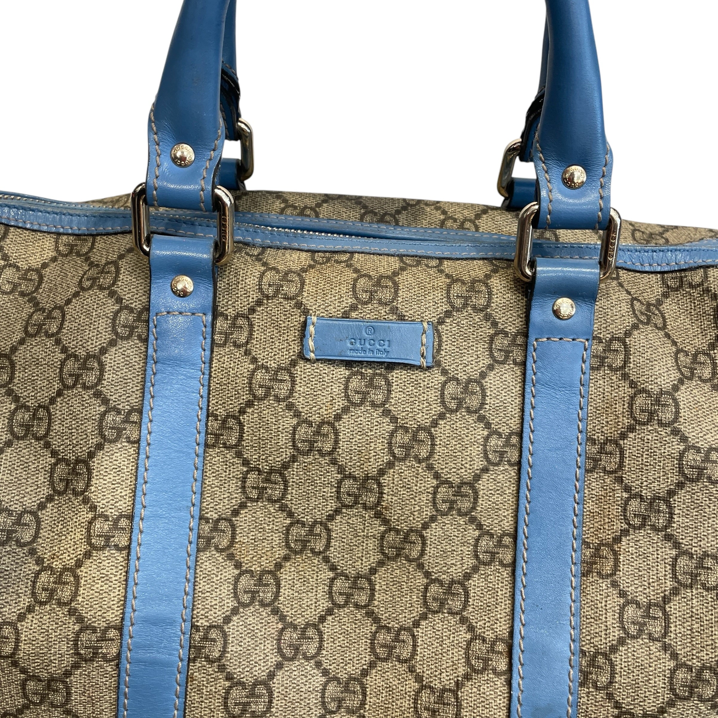 GUCCI/Hand Bag/Monogram/Leather/BEG/GG PLUS MEDIUM JOY BOSTON view 6