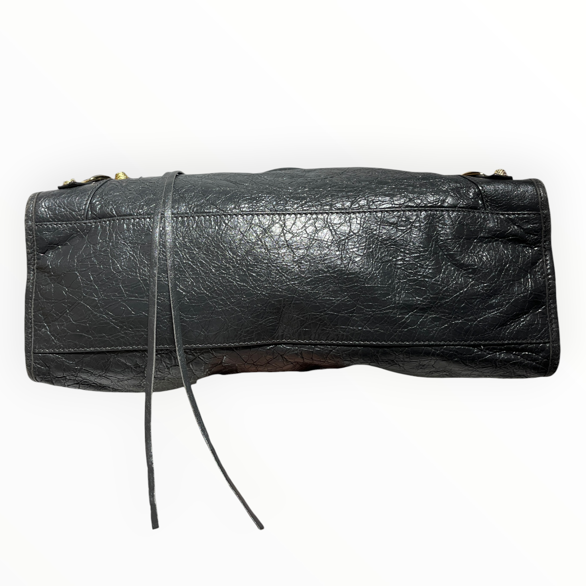BALENCIAGA/Bag/Leather/BLK/GLD HARDWARE CITY view 3