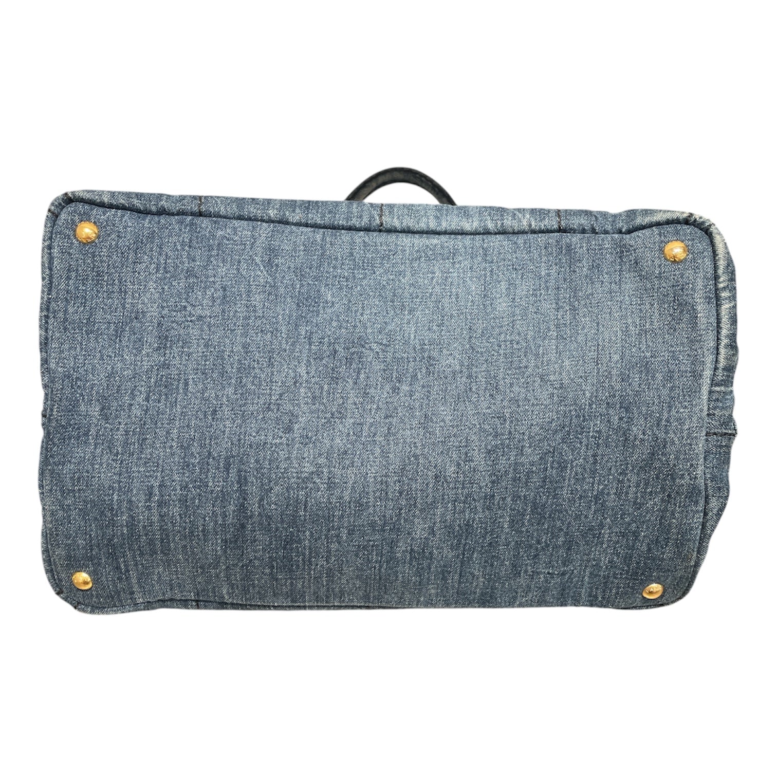 PRADA/Tote Bag/Denim/BLU/Canapa denim tote 158 view 3
