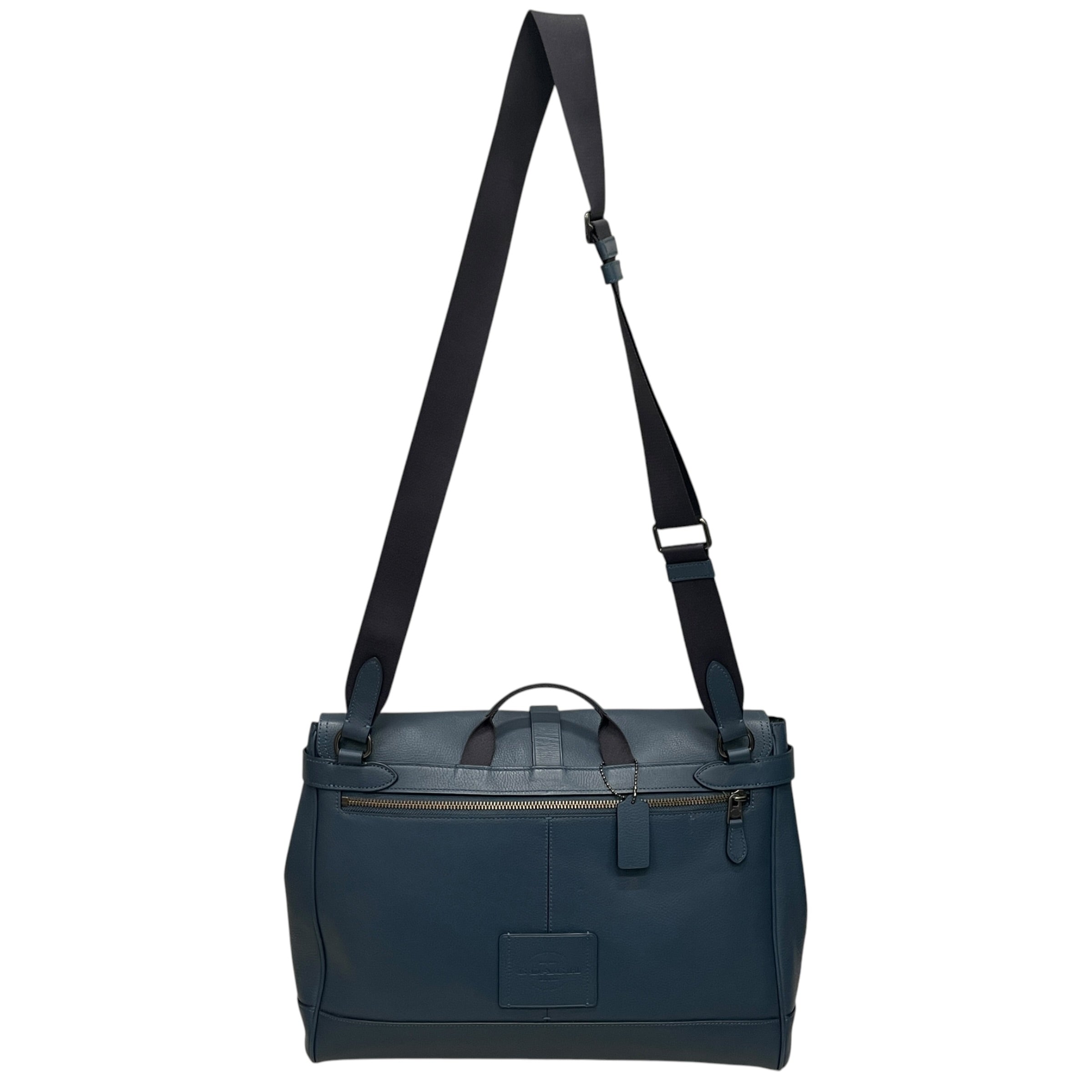 COACH/Bag/Leather/BLU/HUDSON PEBBLE SADDLE BAG view 2