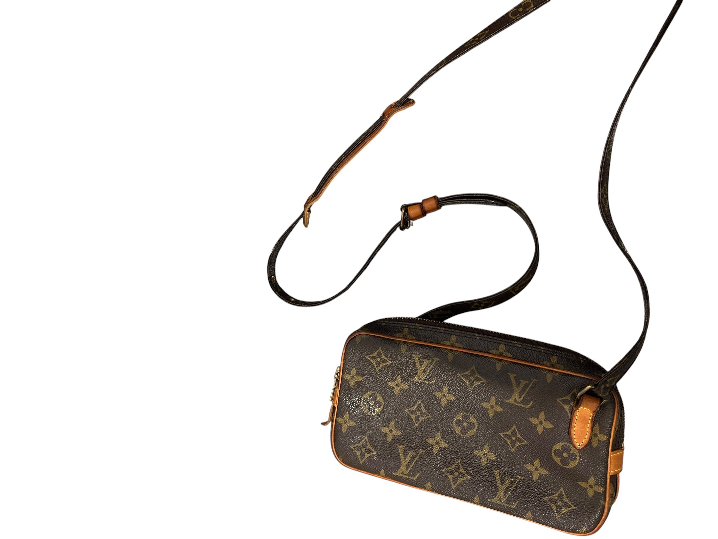 LOUIS VUITTON/Cross Body Bag/Monogram/Leather/BRW/VINTAGE MONOGRAM MINI CROSSBOD view 3