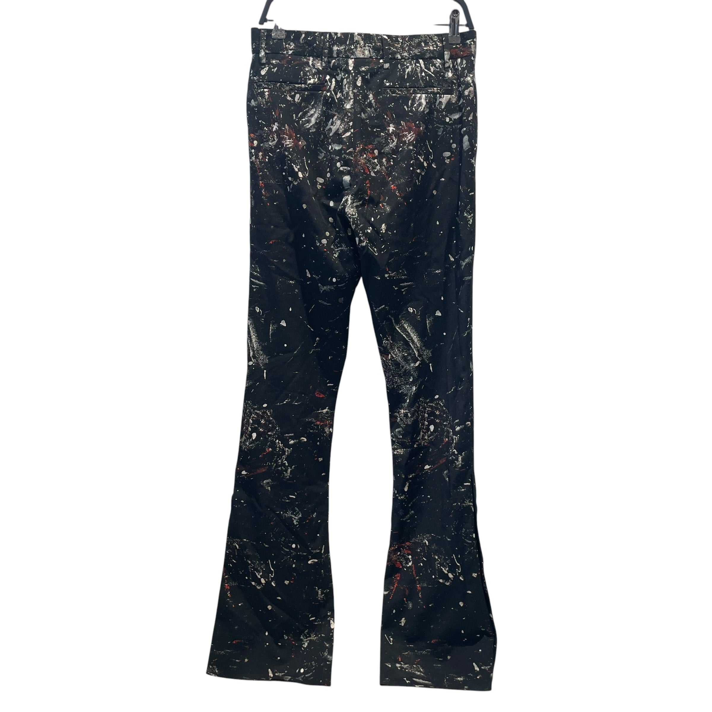 AMIRI/Slacks/46/Silk/BLK/All Over Print/PAINT SPLATTER view 2