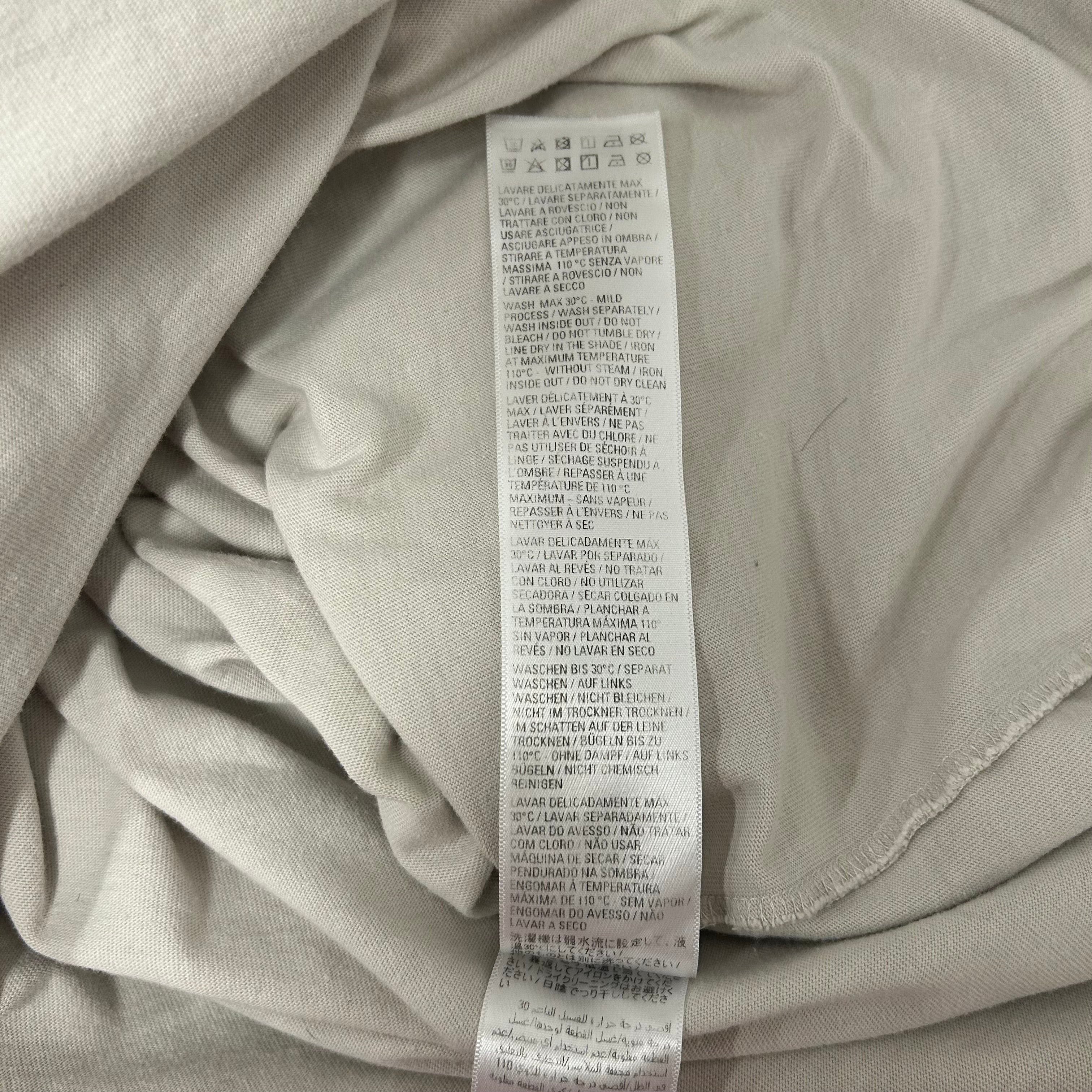 BALENCIAGA/LS T-Shirt/3/Cotton/CRM/XXXL EMBROIDERED LOGO view 4