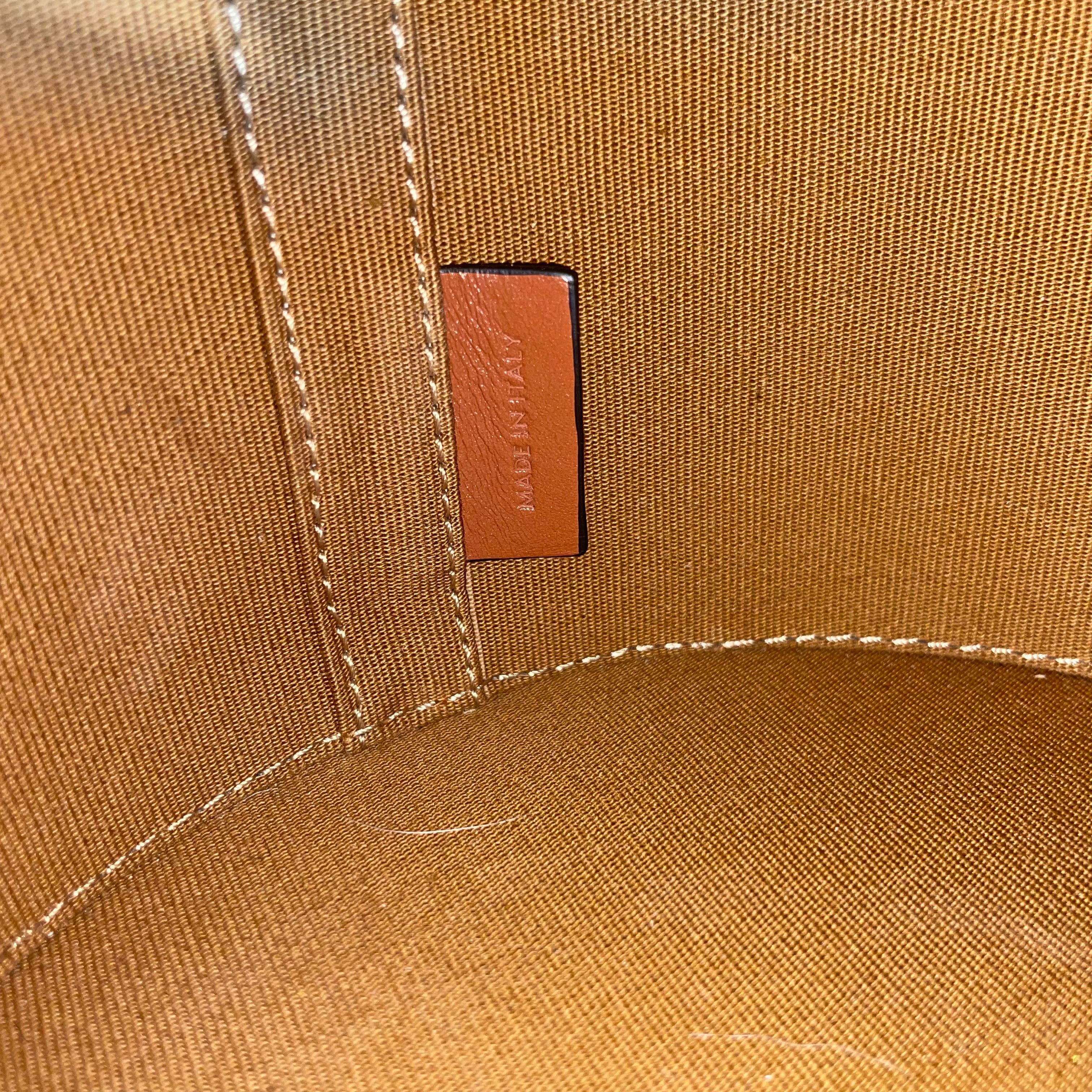 CELINE/Bag/Monogram/Leather/BRW/ROUND CELINE TAMBOUR BAG view 9