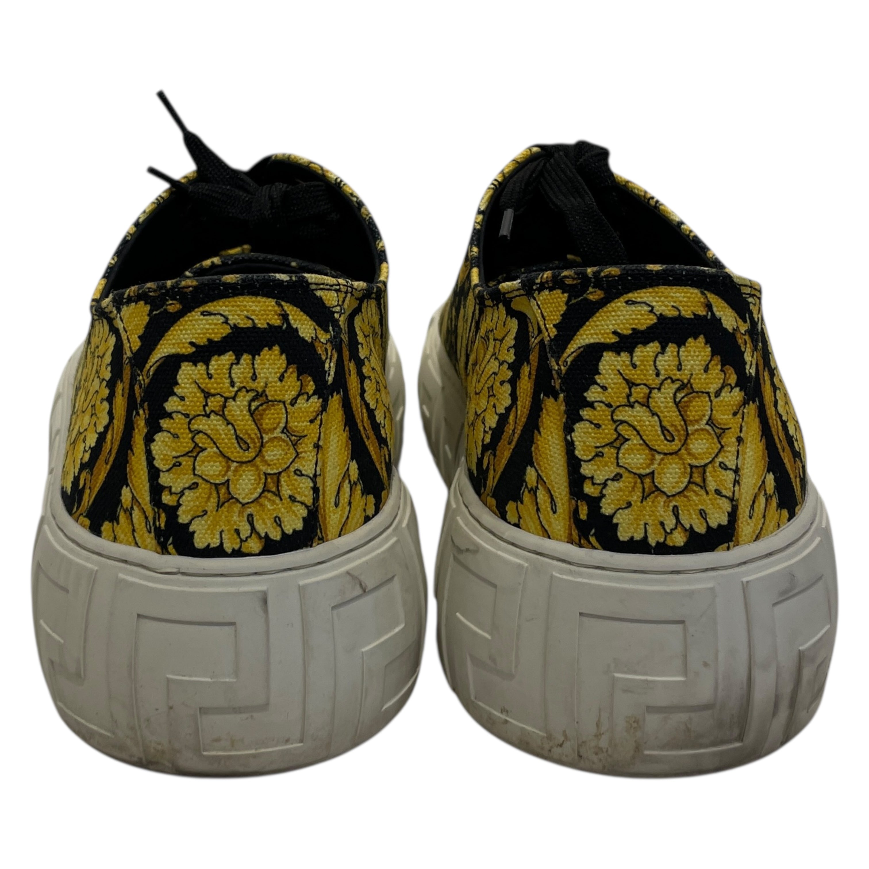 VERSACE/Low-Sneakers/EU 46/All Over Print/Leather/YEL/Greca Borocco Canvas view 7