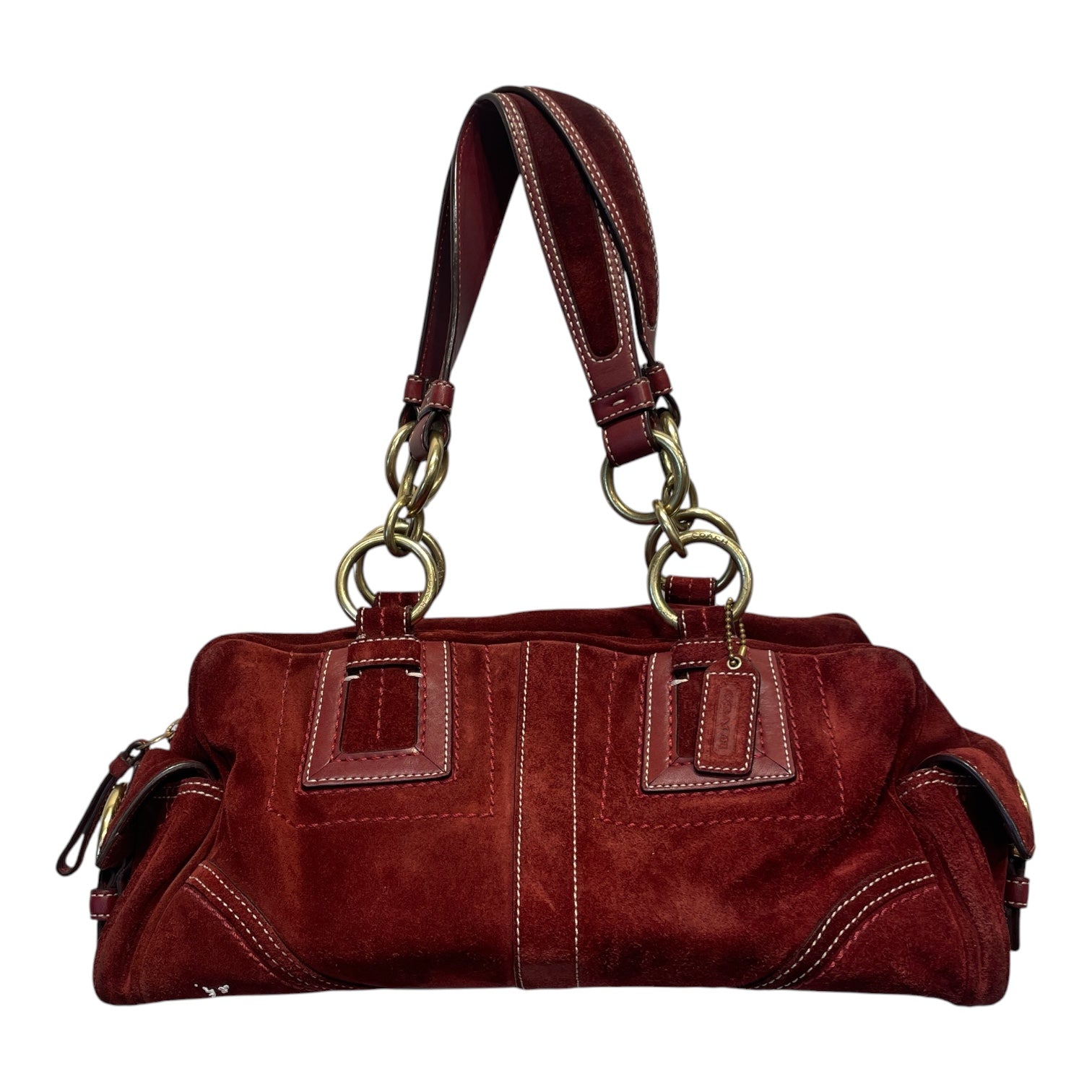COACH/Bag/Suede/RED/mia soho view 1