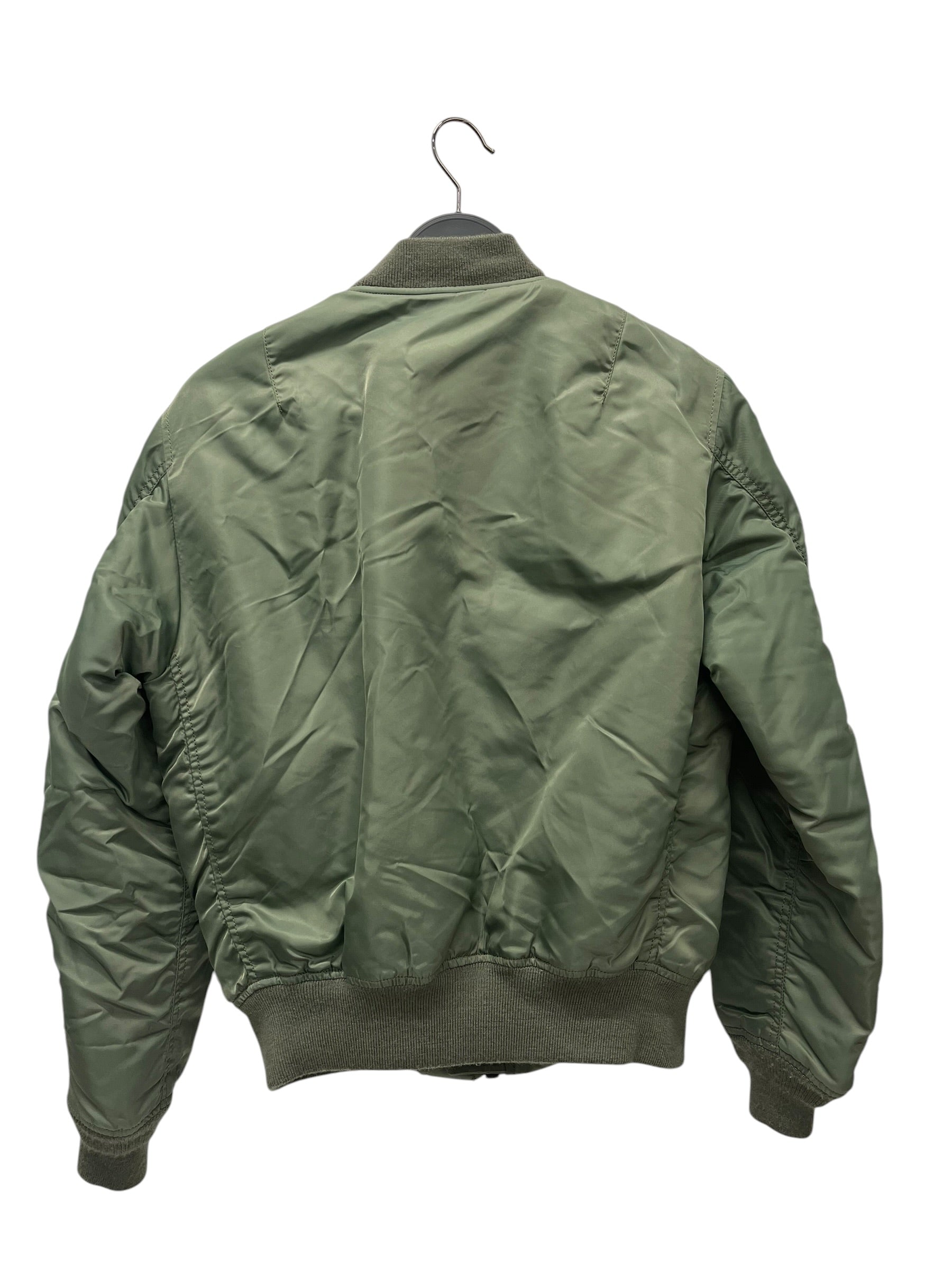 AVIREX/Flight Jkt/M/Nylon/KHK/Single Breasted/MA-1 FLIGHT JACKET view 2