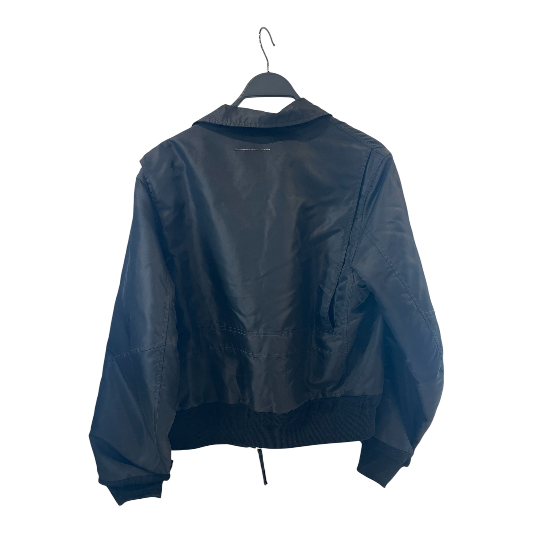MM6/Flight Jkt/50/Nylon/BLK/Single Breasted/CROPPED BOMBER view 2