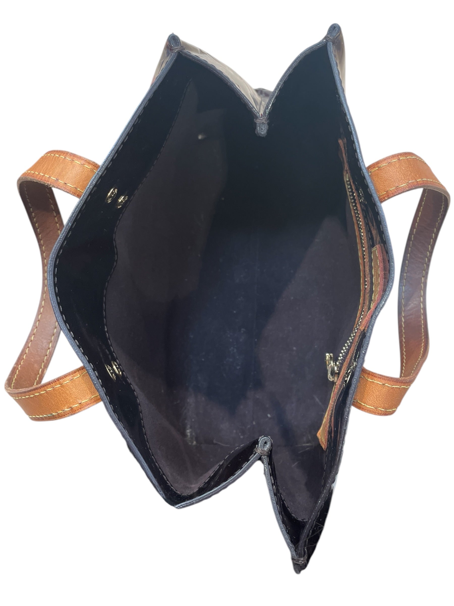 LOUIS VUITTON/Hand Bag/Monogram/Leather/BRD/MI1077 Patent Leather view 5