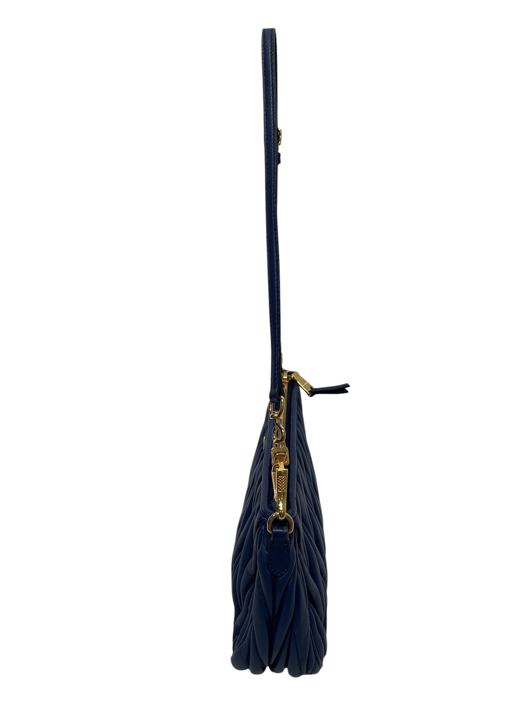 MIU MIU/Bag/Stripe/Leather/IDG/QUILTED MATELASSE view 2
