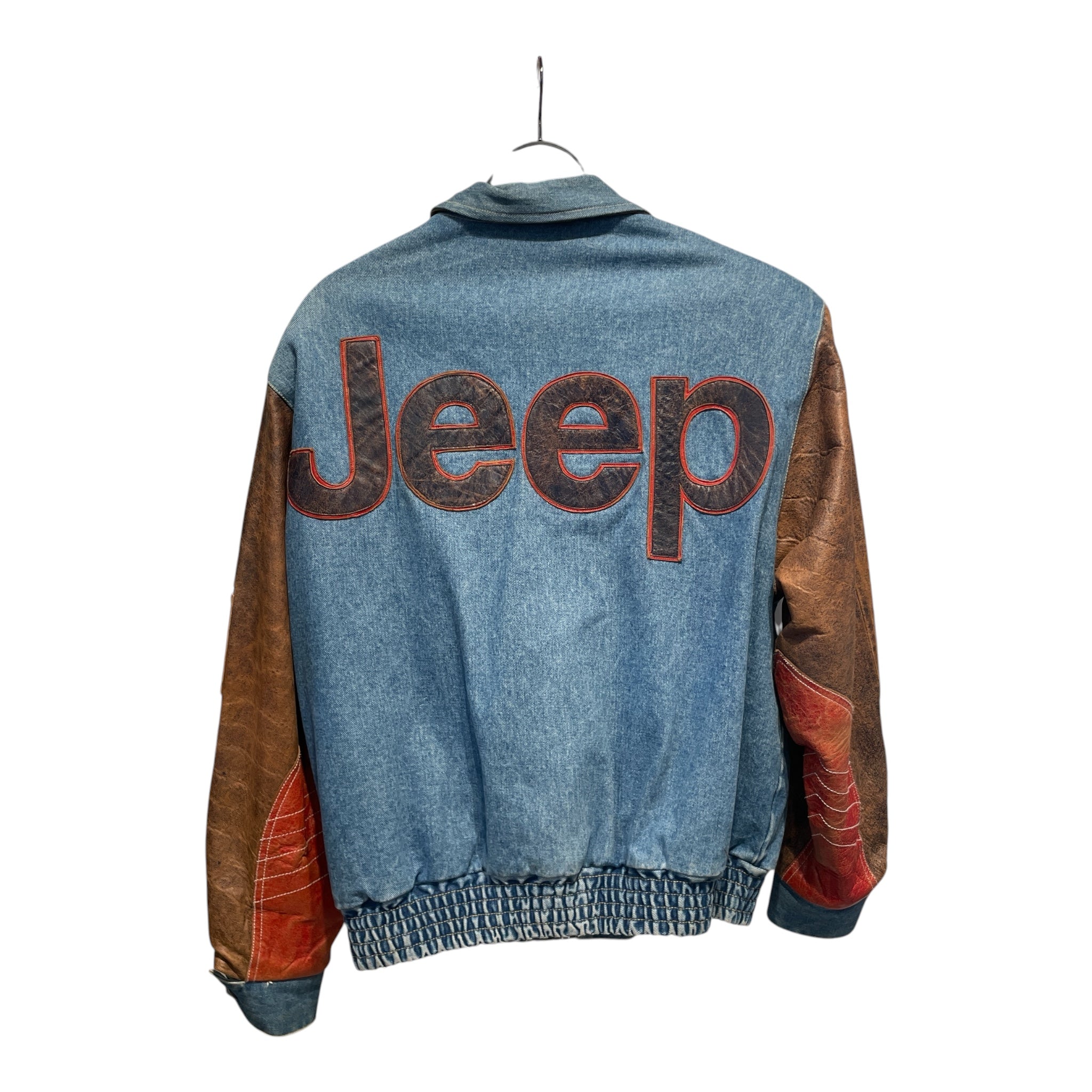 Vintage/Leather Jkt/M/Leather/MLT/Stripe/jeff hamilton JEEP view 2
