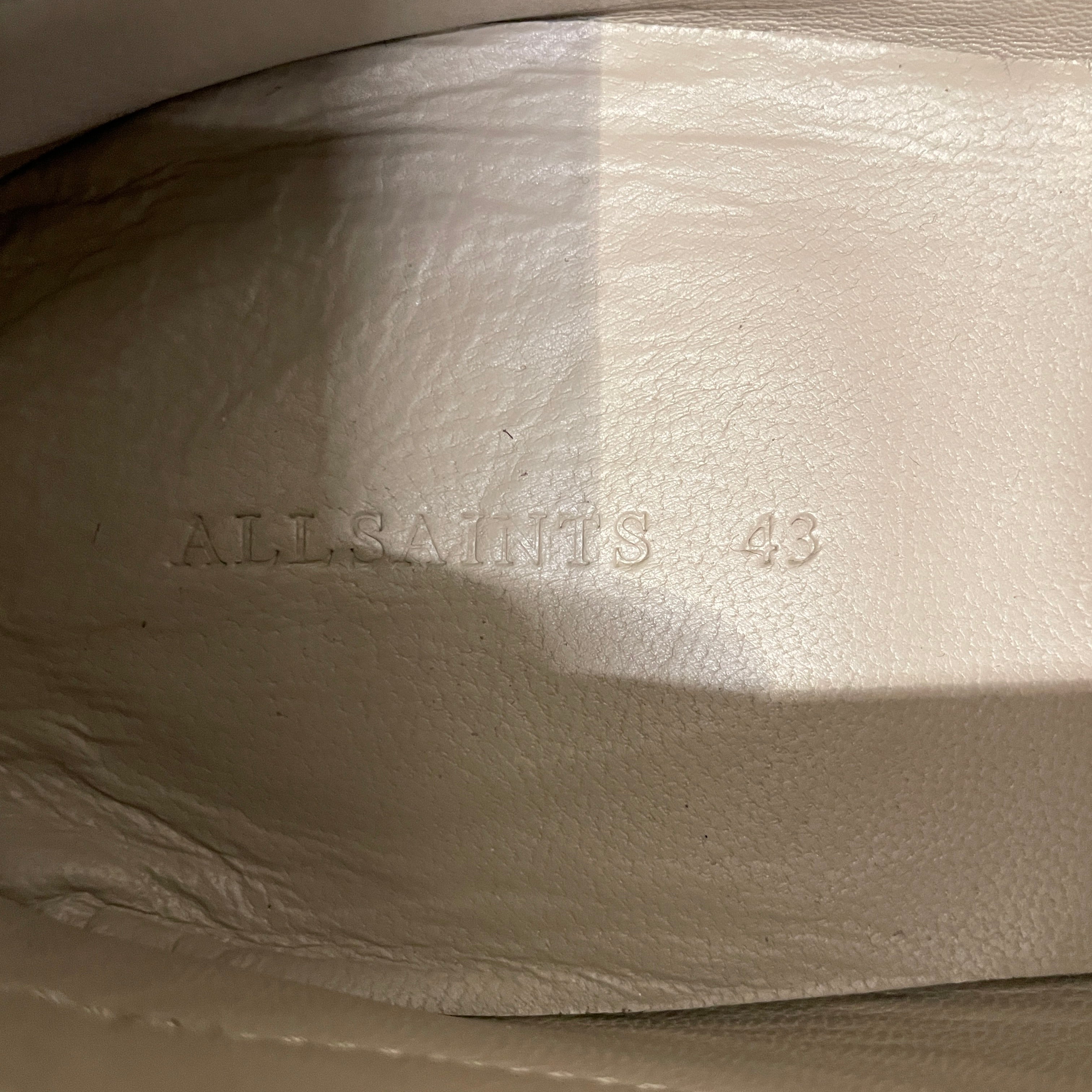 ALLSAINTS/Low-Sneakers/EU 43/Suede/GRY/LUG SOLE DECK SHOE view 6