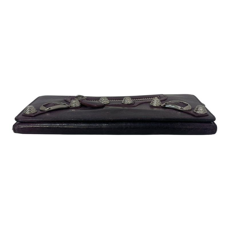 BALENCIAGA/Long Wallet/Leather/PPL/Silver Hardware