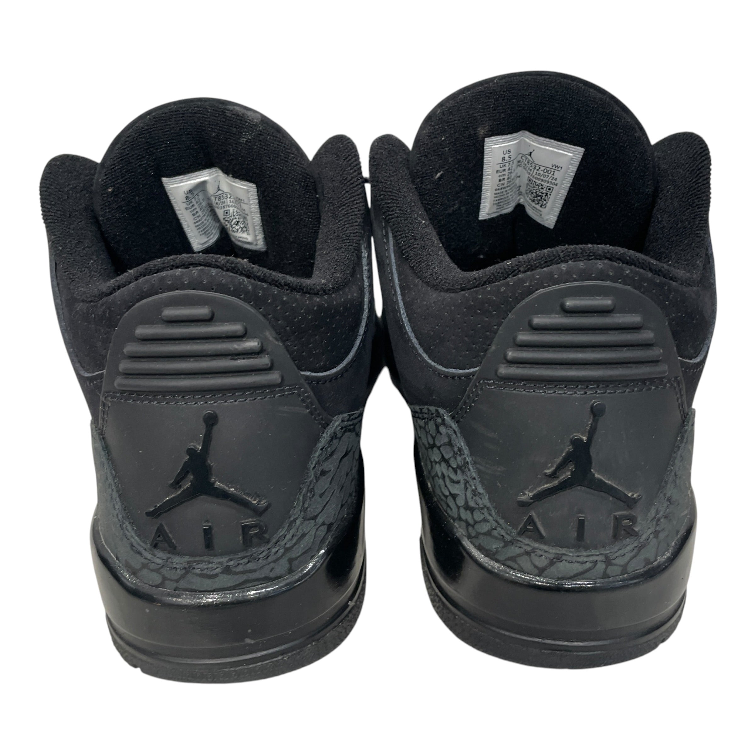 JORDAN BRAND/Hi-Sneakers/US 8.5/Cotton/BLK/BLACKCAT view 4