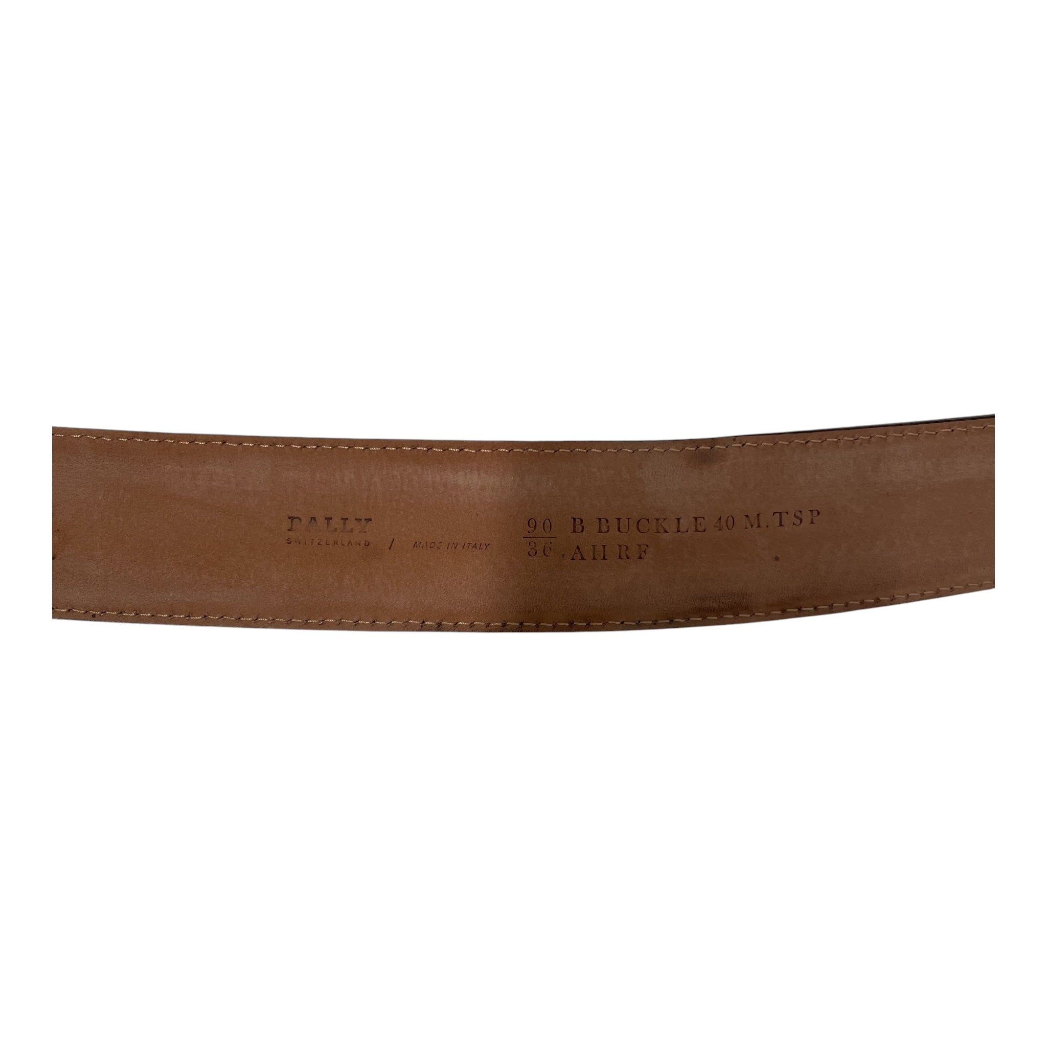 BALLY/Belt/Stripe/Leather/BRD/WHITE STRIPE view 3