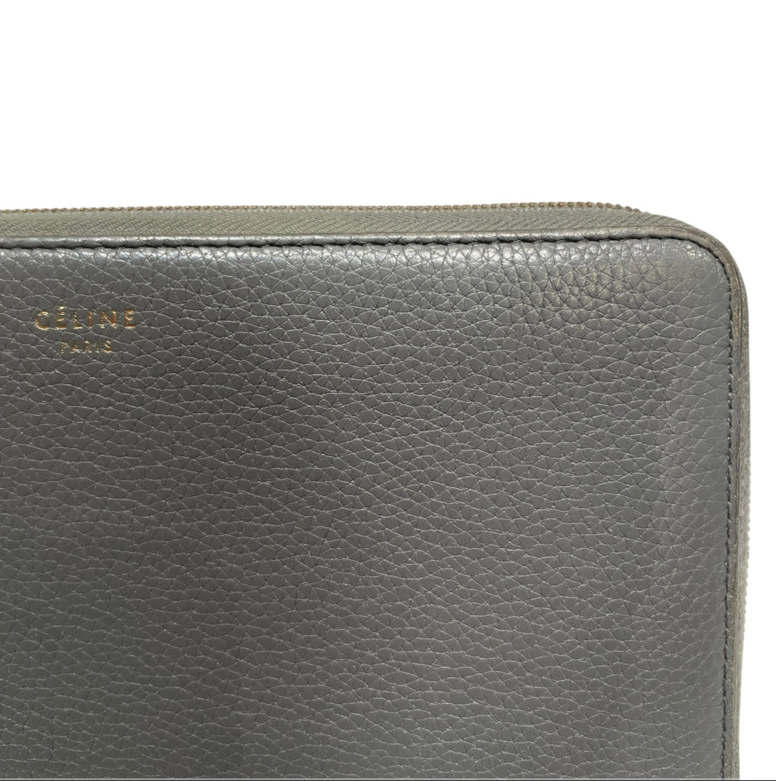 CELINE/Long Wallet/Leather/GRY/L's/ view 5
