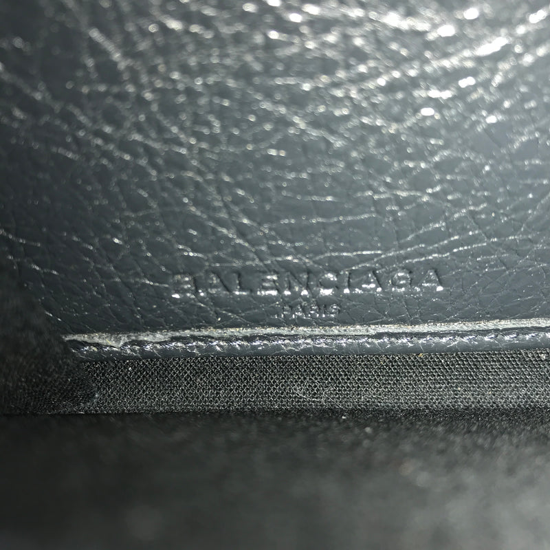 BALENCIAGA/Long Wallet/Leather/GRY/