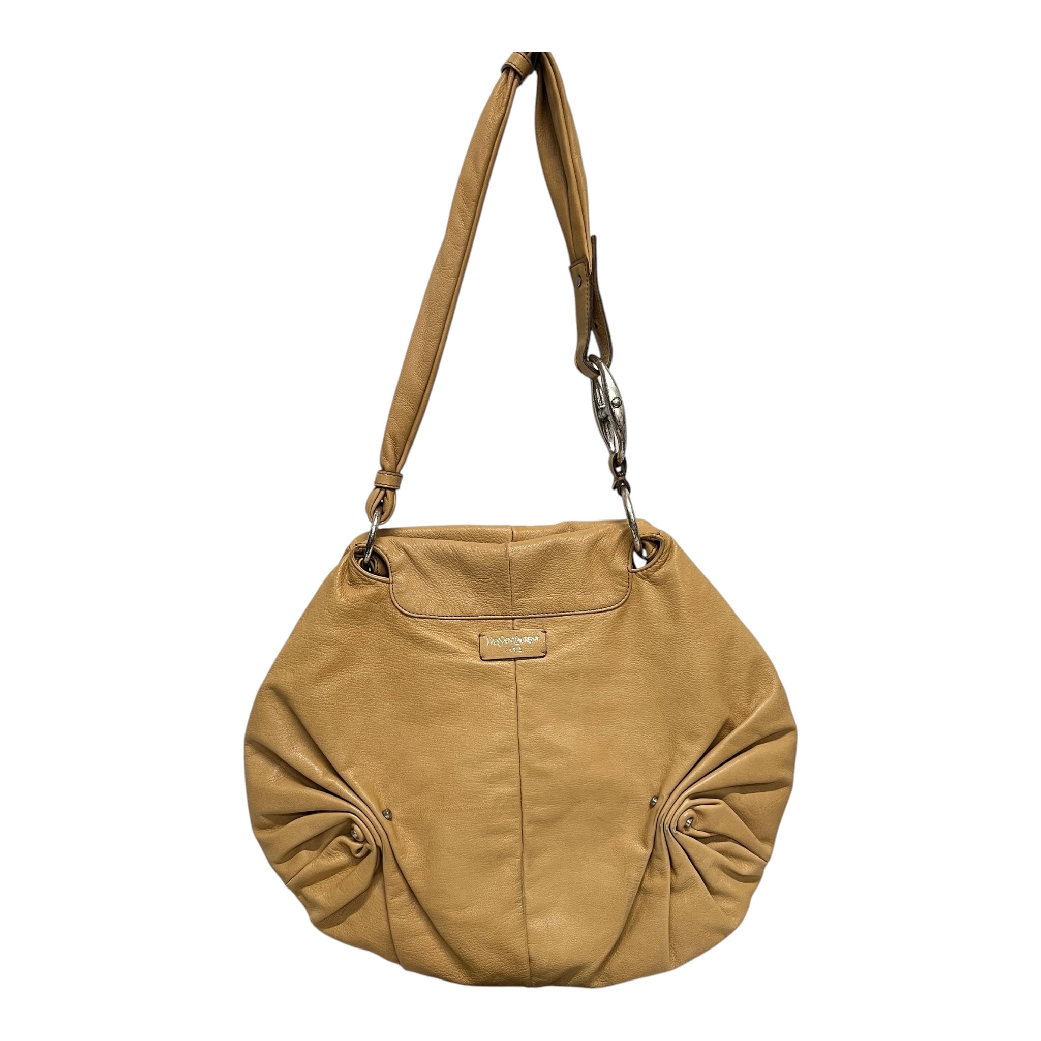 YVES SAINT LAURENT/Hand Bag/Leather/BEG/YSL HAND BAG view 2