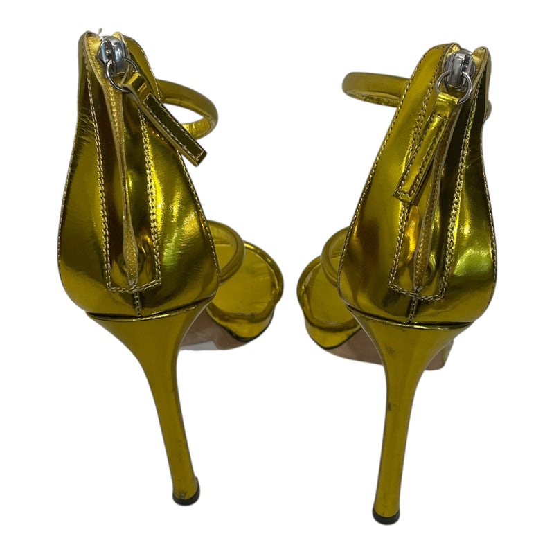 Giuseppe Zanotti/Heels/EU 39/Polyester/GLD/HEEL ZIP HEELS